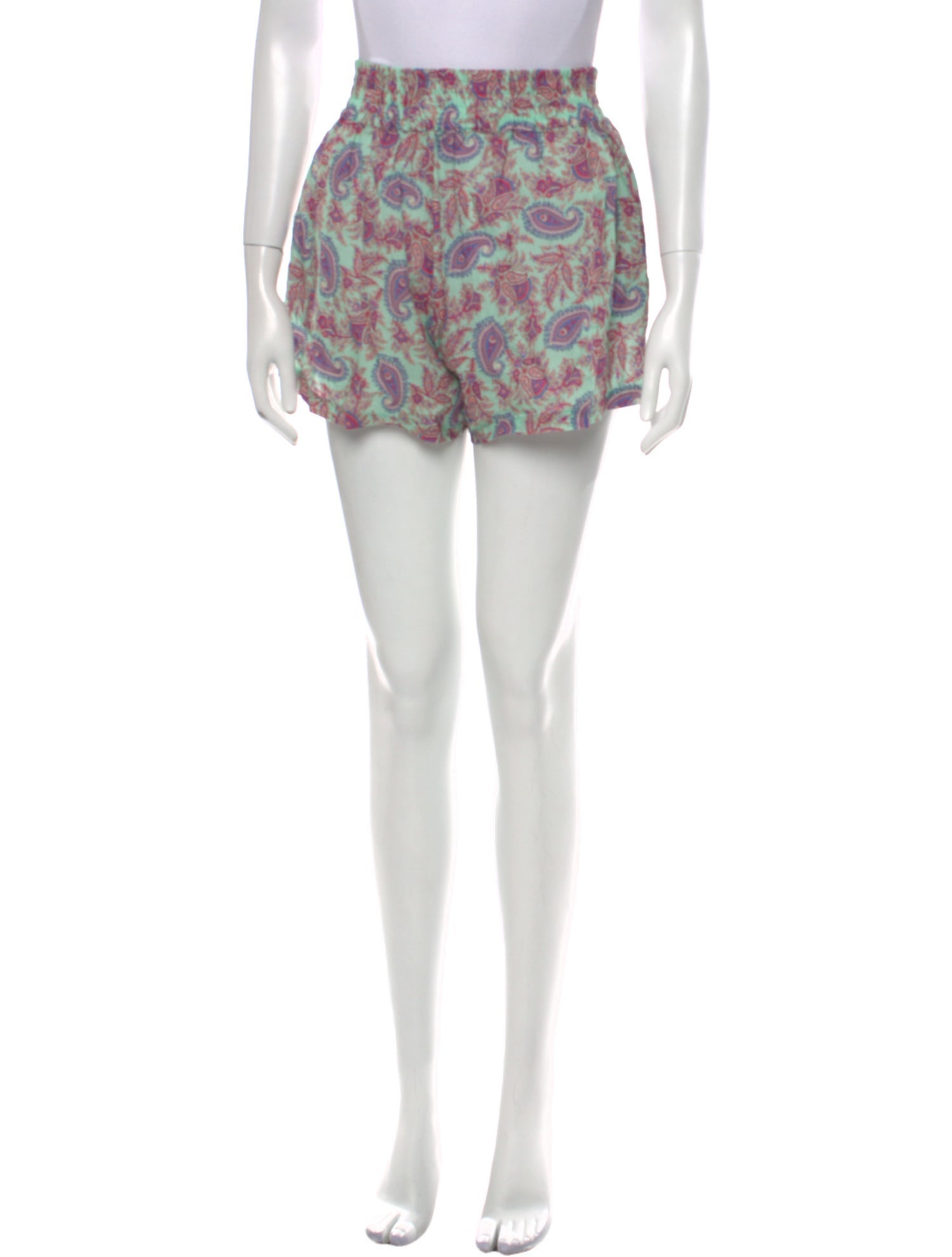 Etro Paisley Print Mini Shorts