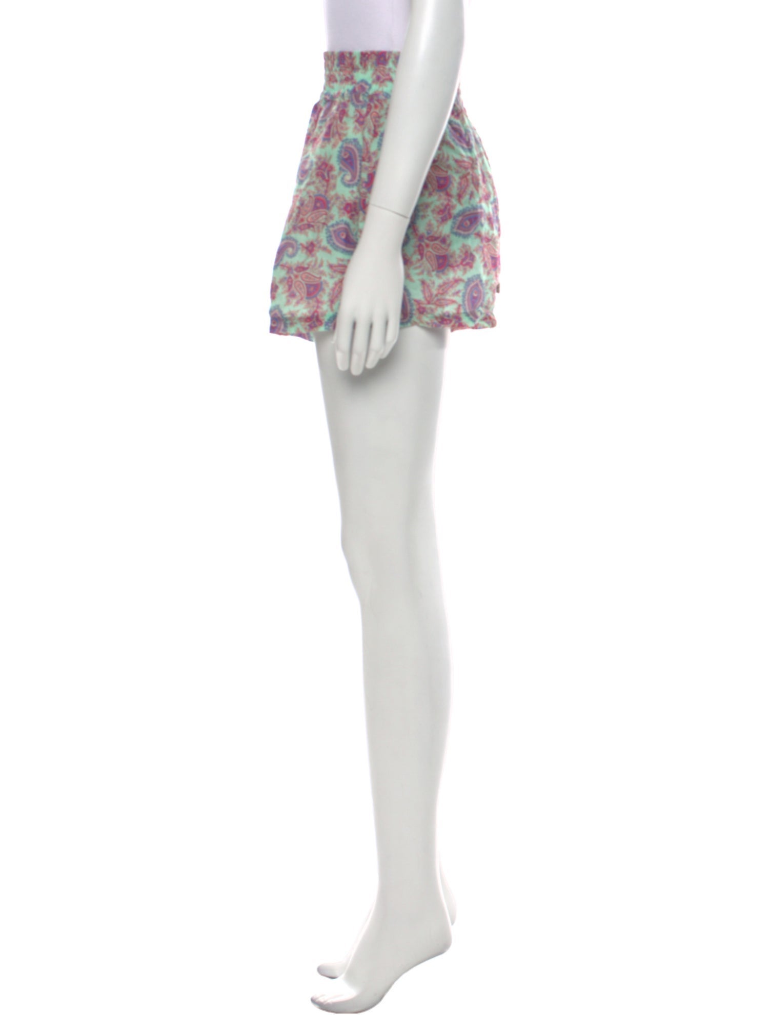 Etro Paisley Print Mini Shorts