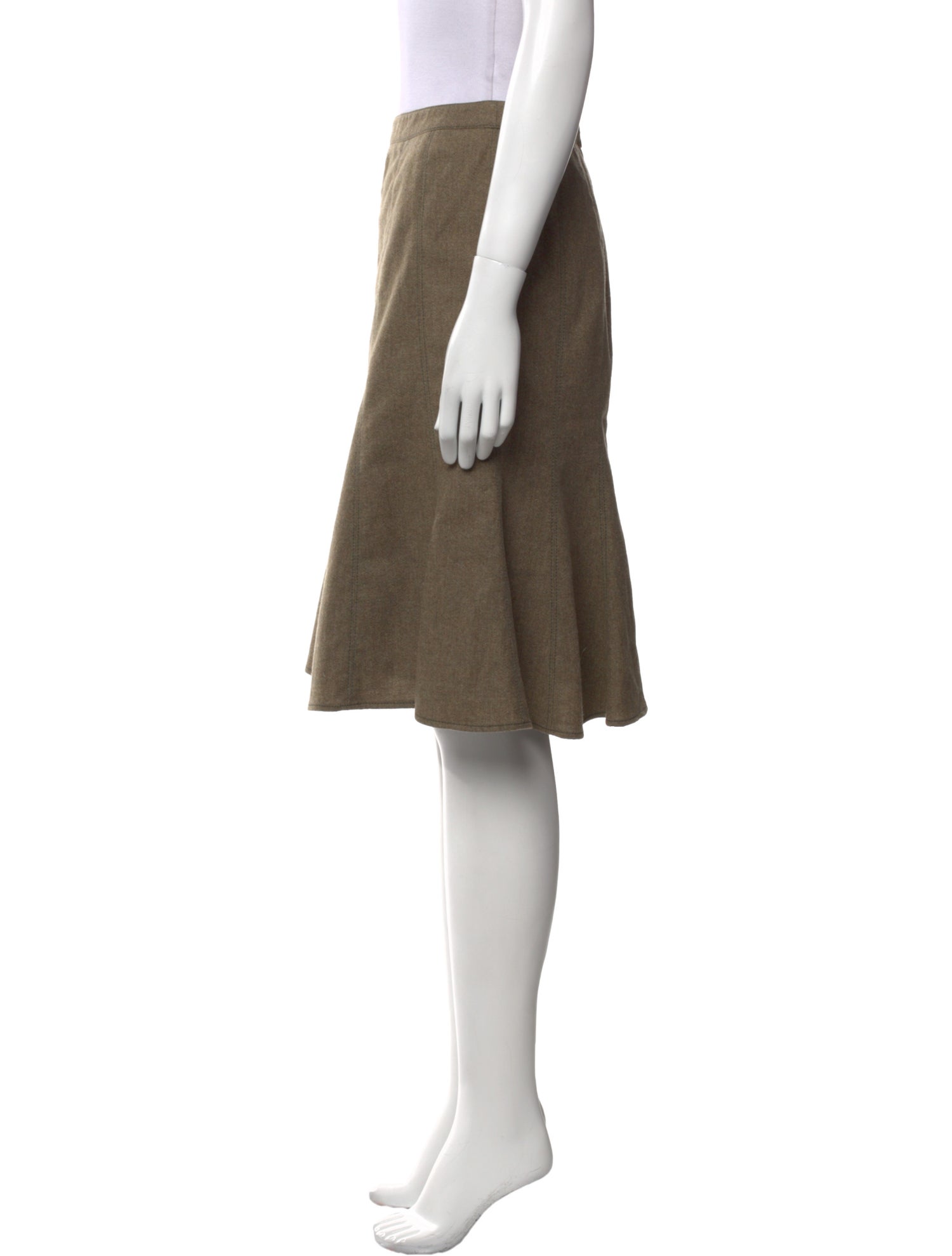 Etro Wool Knee-Length Skirt