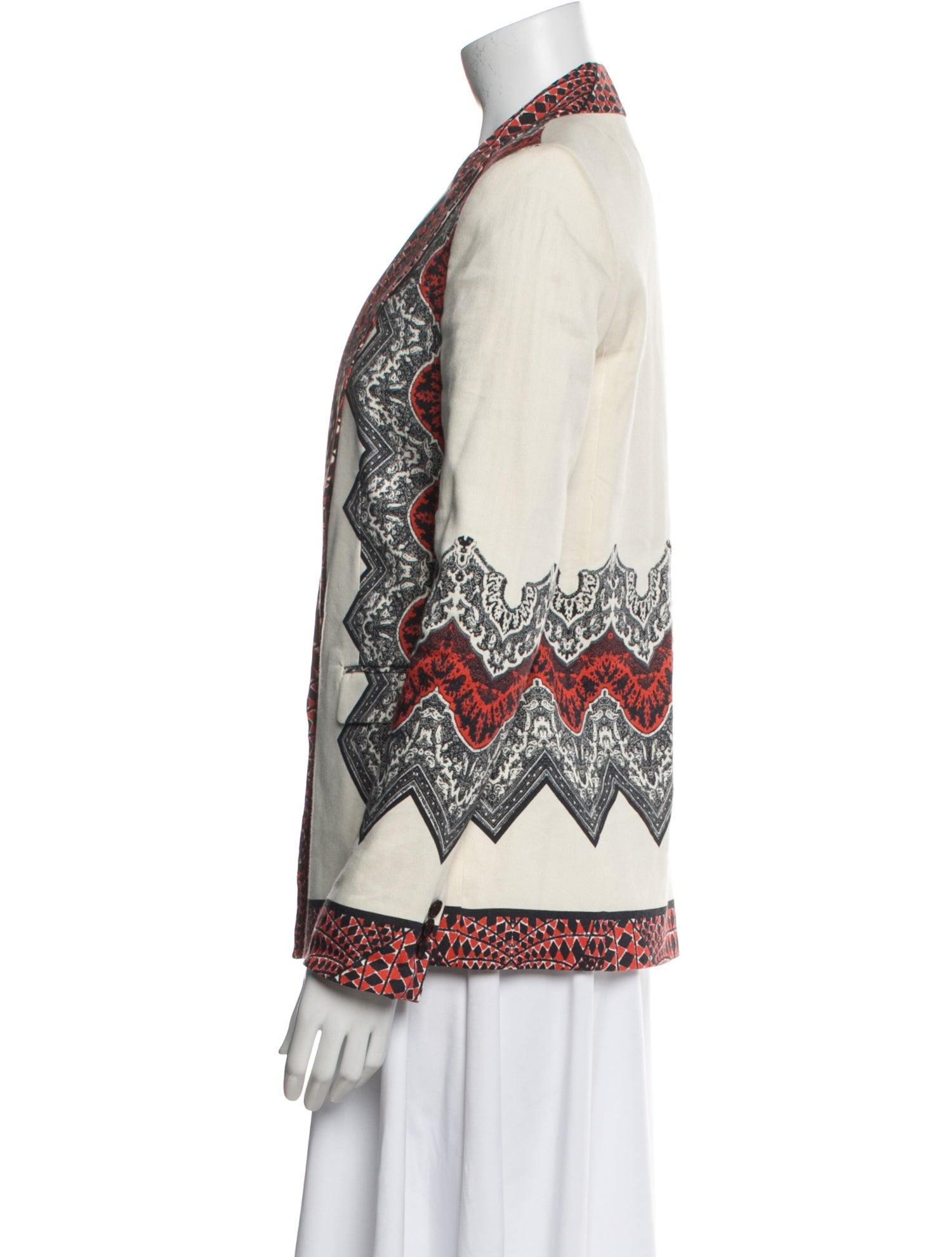 Etro Linen Printed Jacket