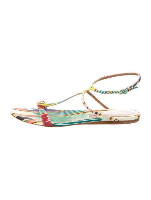 Etro Satin Printed Sandals