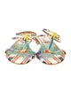Etro Satin Printed Sandals