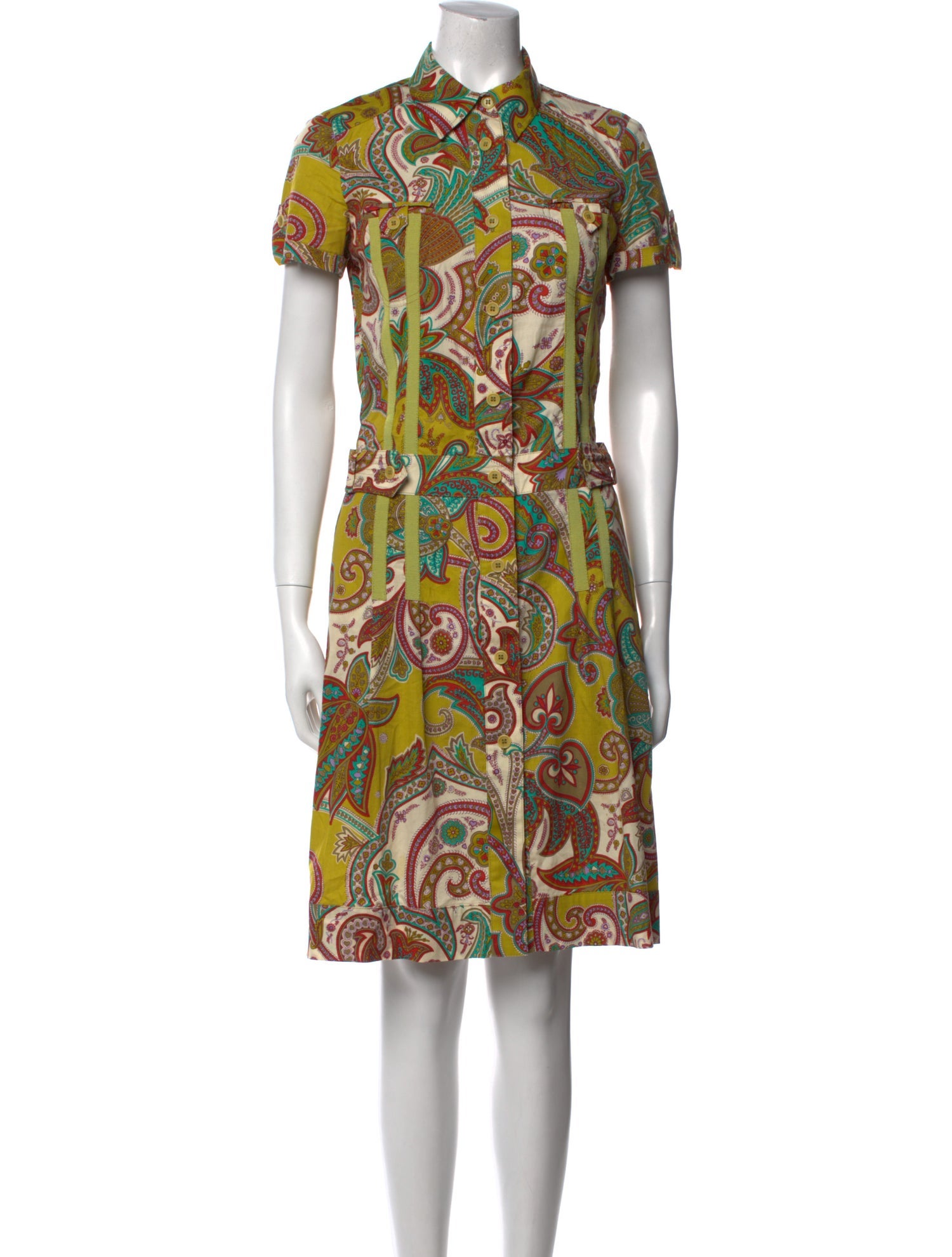 Etro Paisley Print Knee-Length Dress