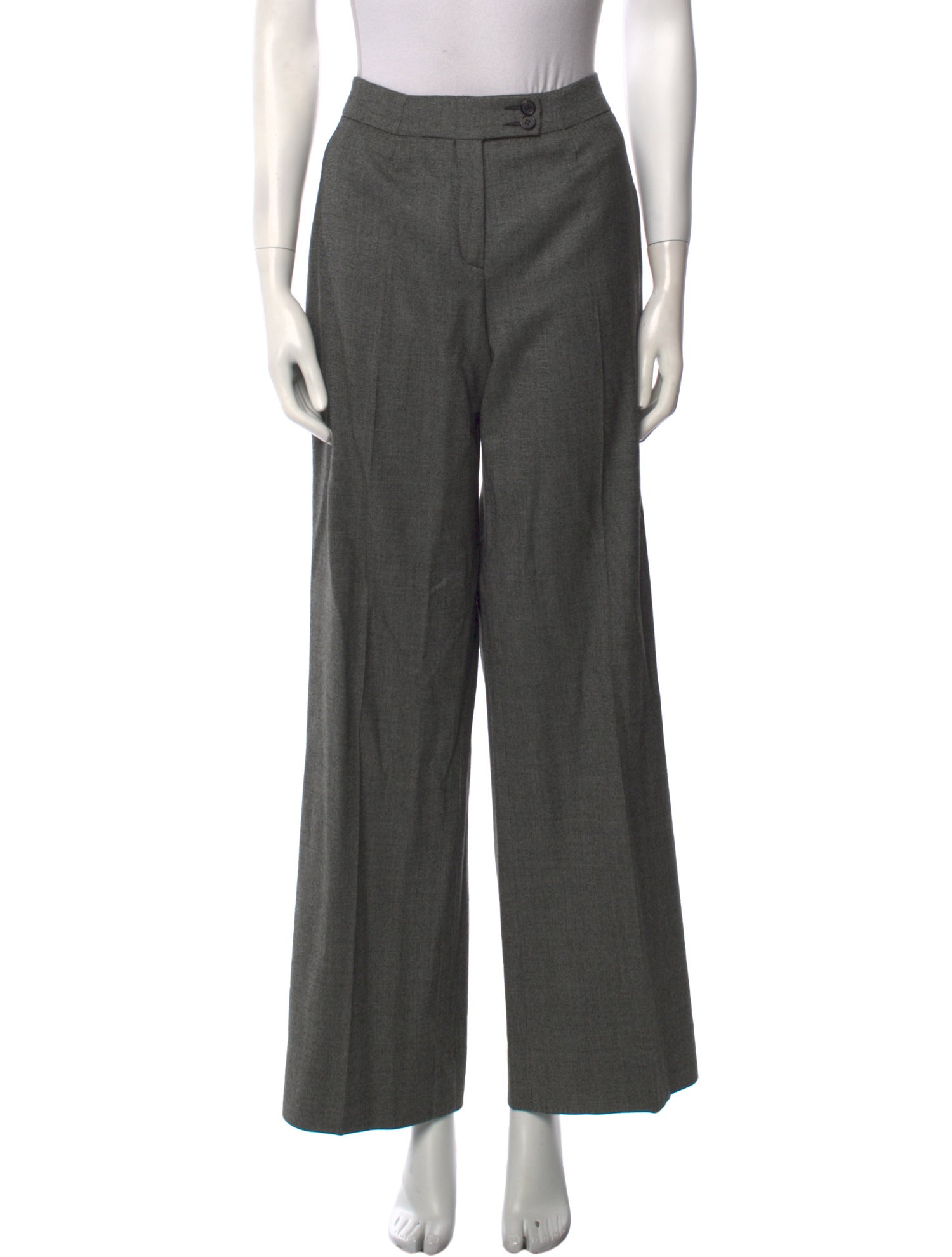 Etro Wool Wide Leg Pants