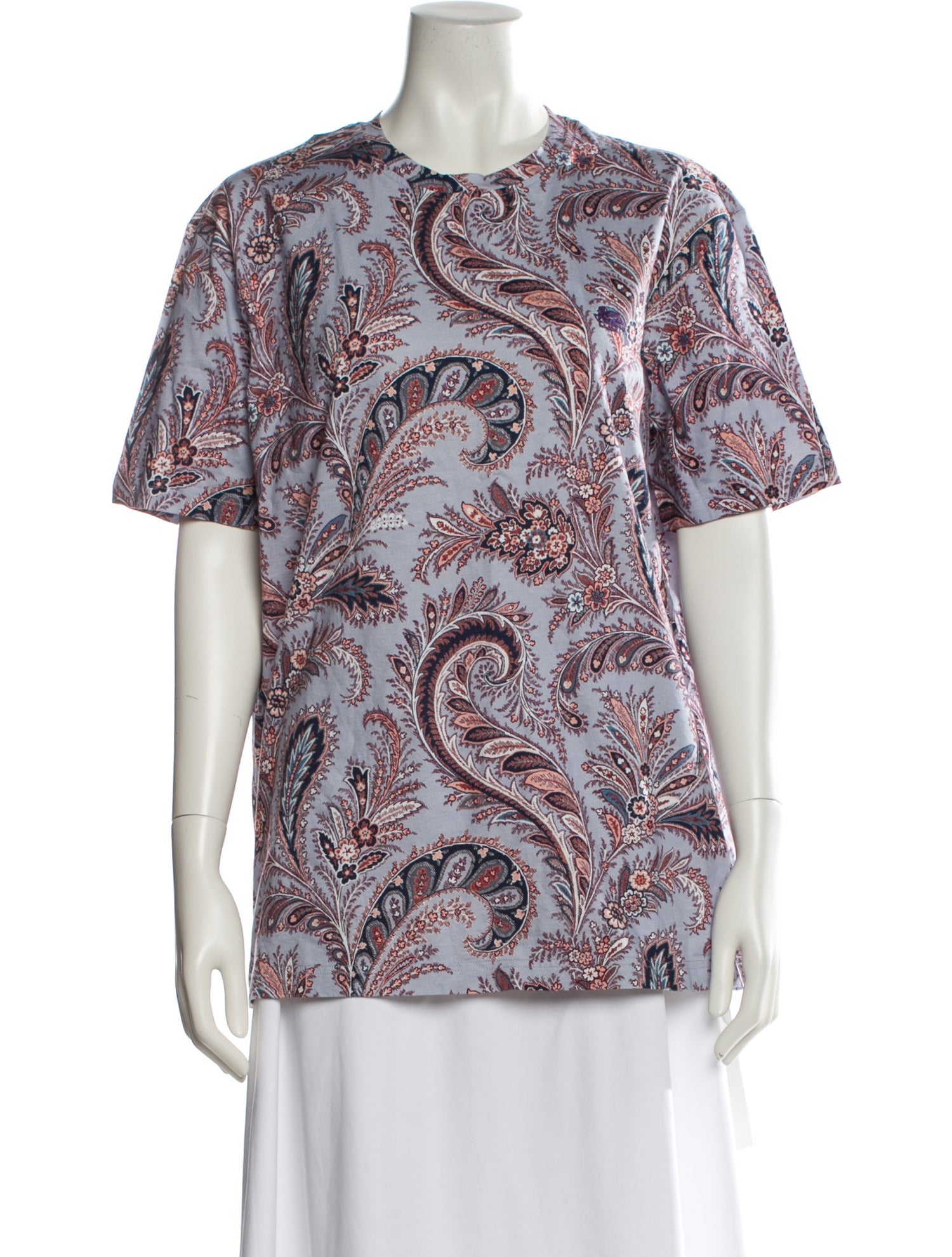 Etro Paisley Print Crew Neck T-Shirt w/ Tags
