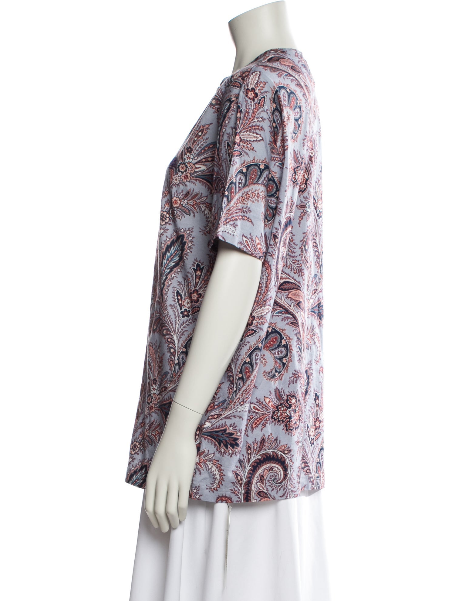 Etro Paisley Print Crew Neck T-Shirt w/ Tags