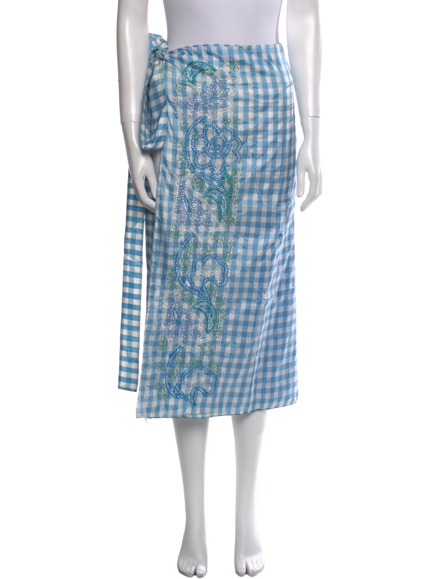 Etro Silk Midi Length Skirt