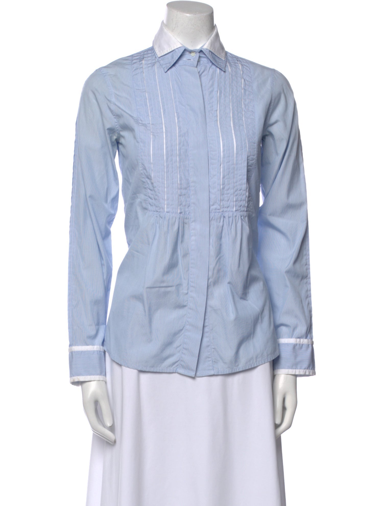 Etro Long Sleeve Button-Up Top