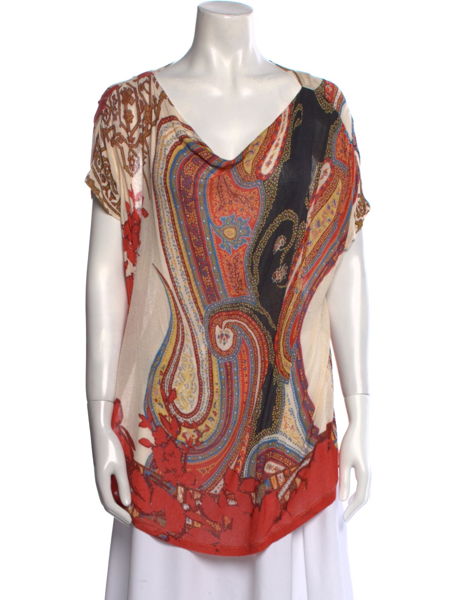 Etro Printed V-Neck Tunic
