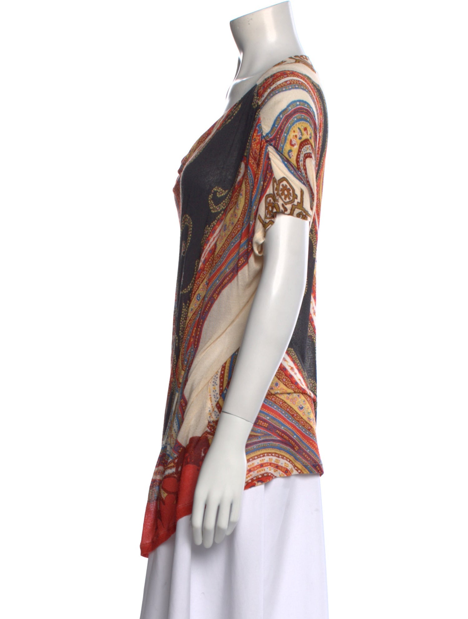 Etro Printed V-Neck Tunic