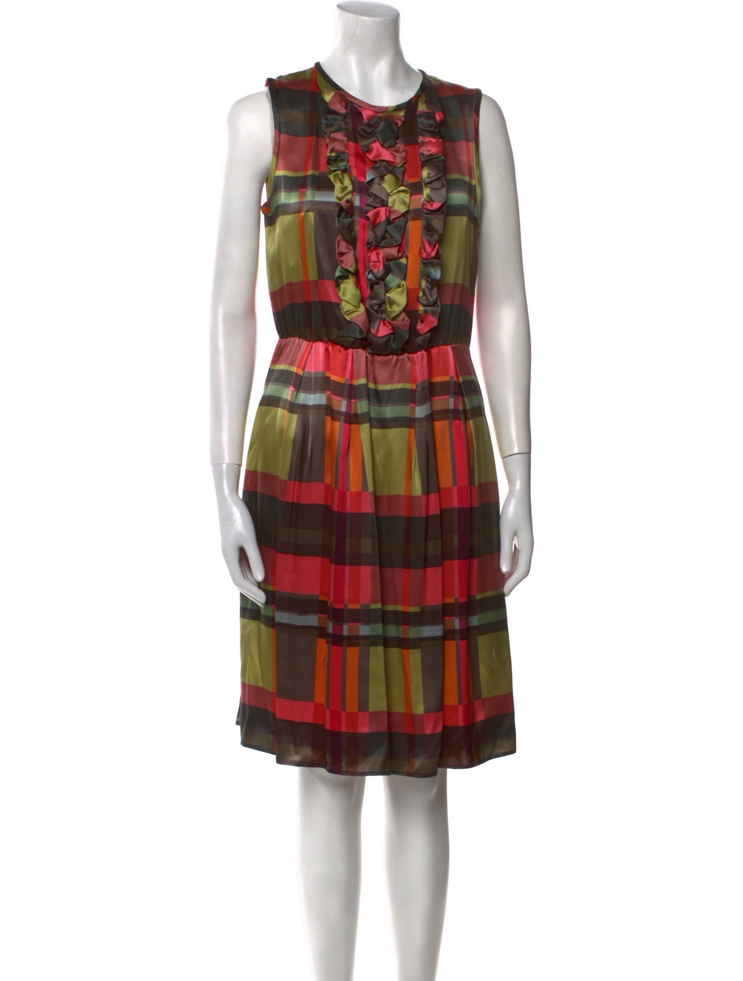 Etro Satin Knee-Length Dress