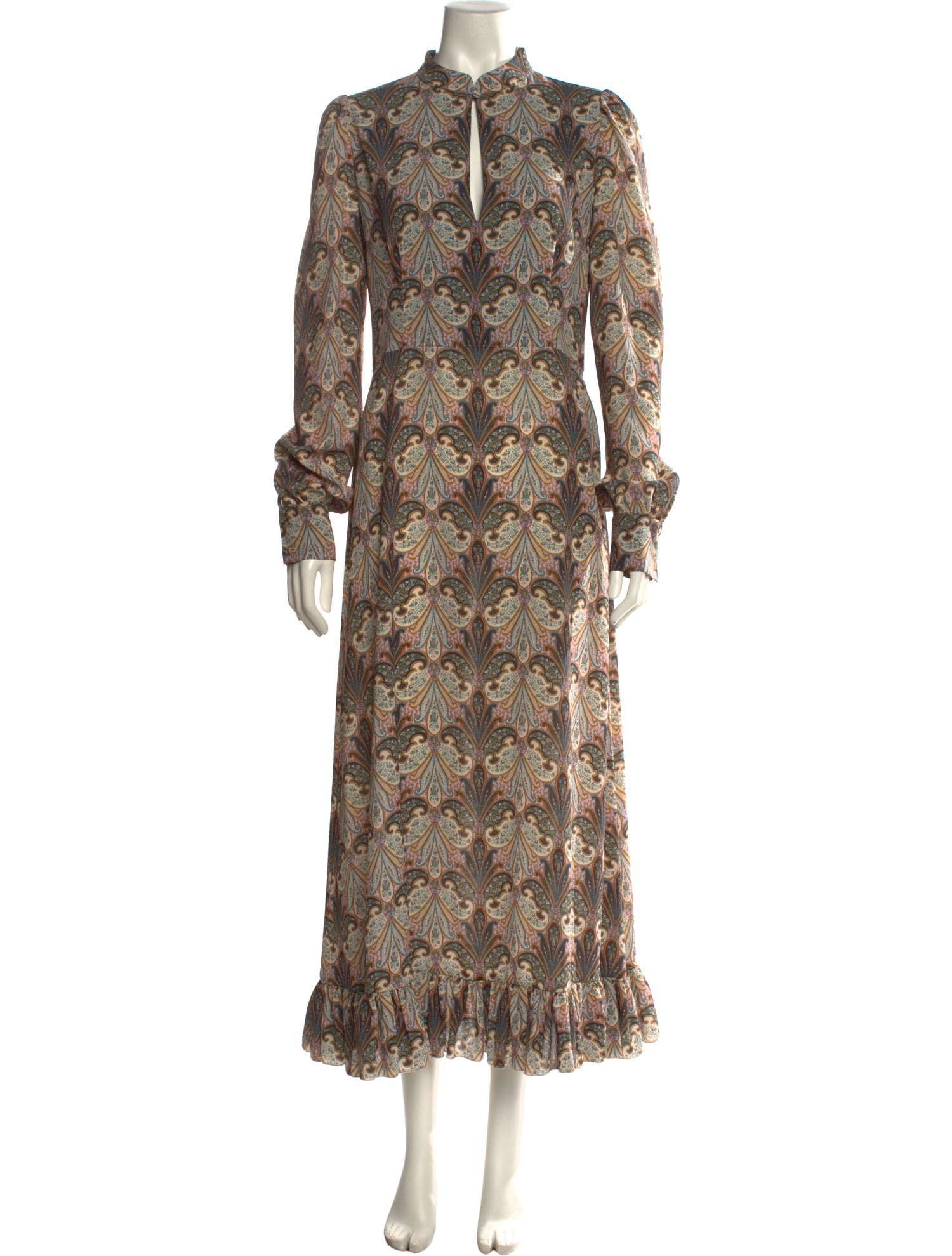 Etro Paisley Print Long Dress