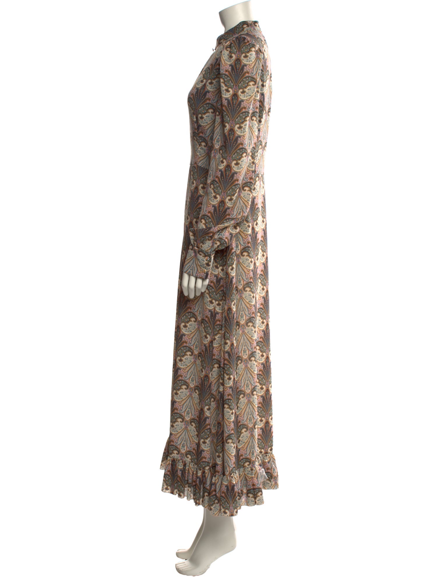 Etro Paisley Print Long Dress