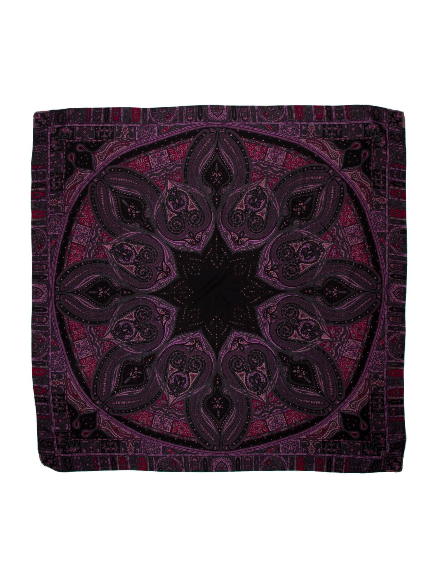 Etro Wool Printed Scarf