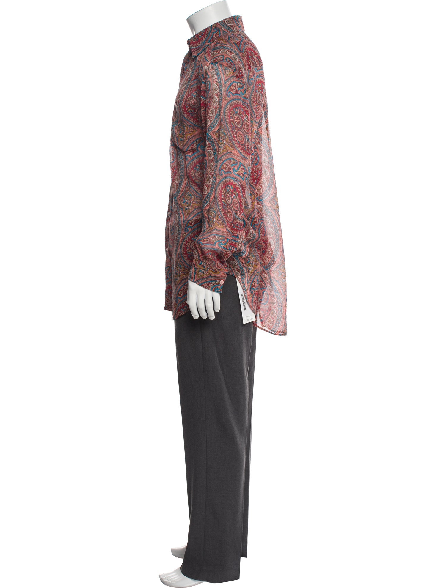 Etro Silk Paisley Print Shirt