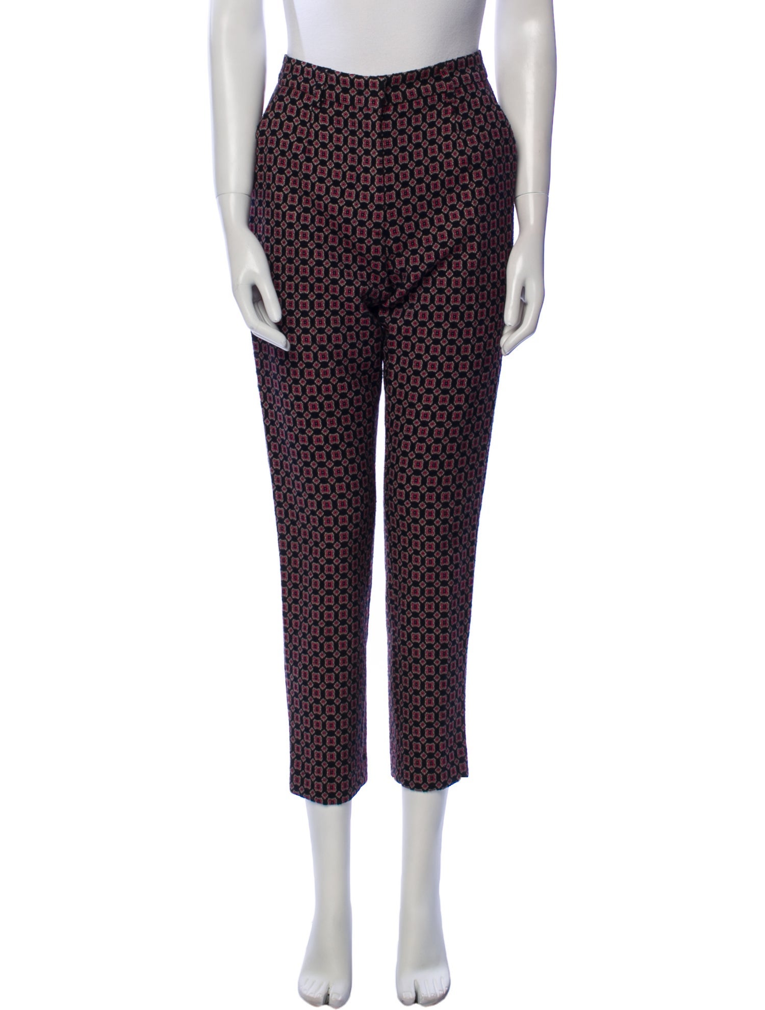 Etro Printed Skinny Leg Pants