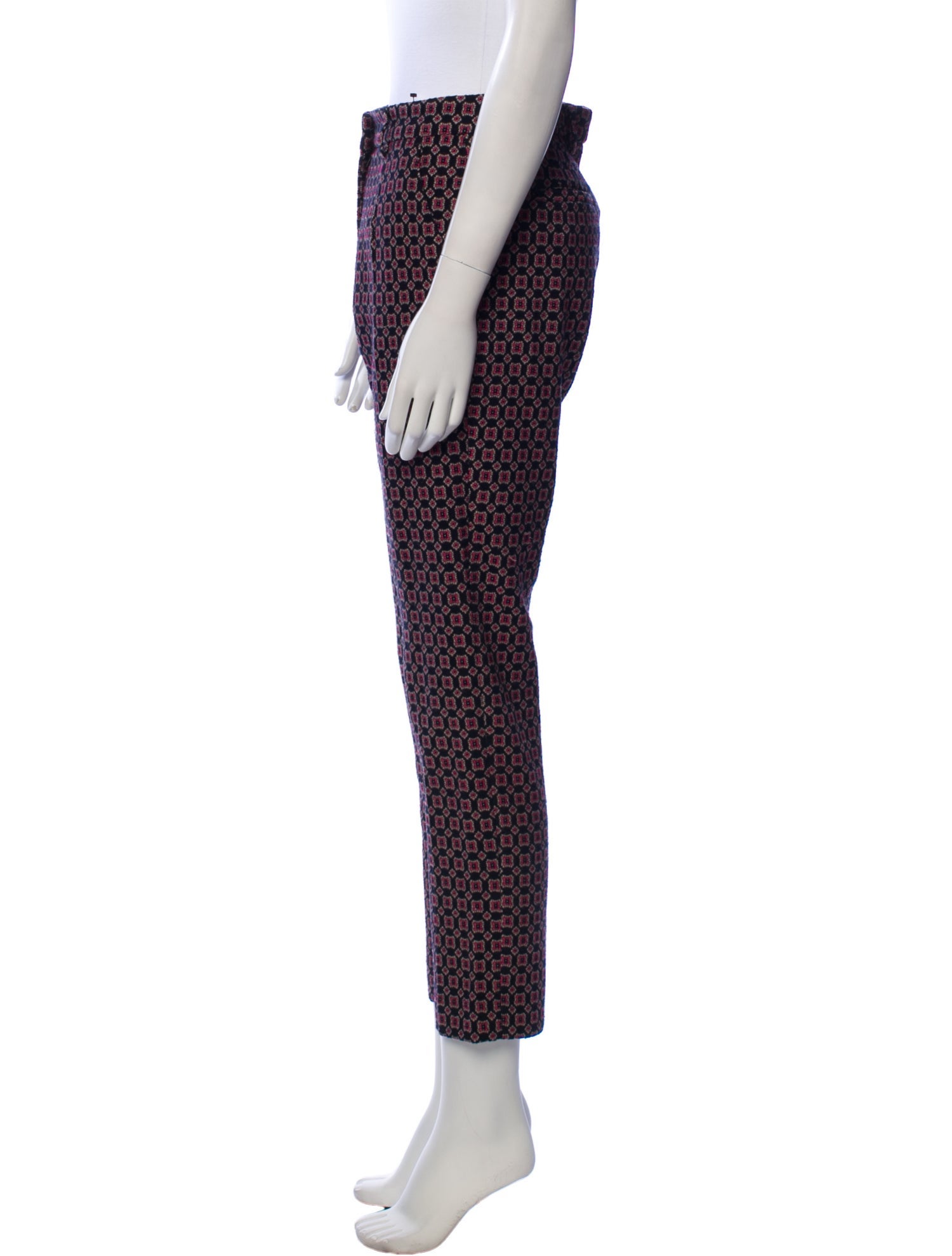 Etro Printed Skinny Leg Pants