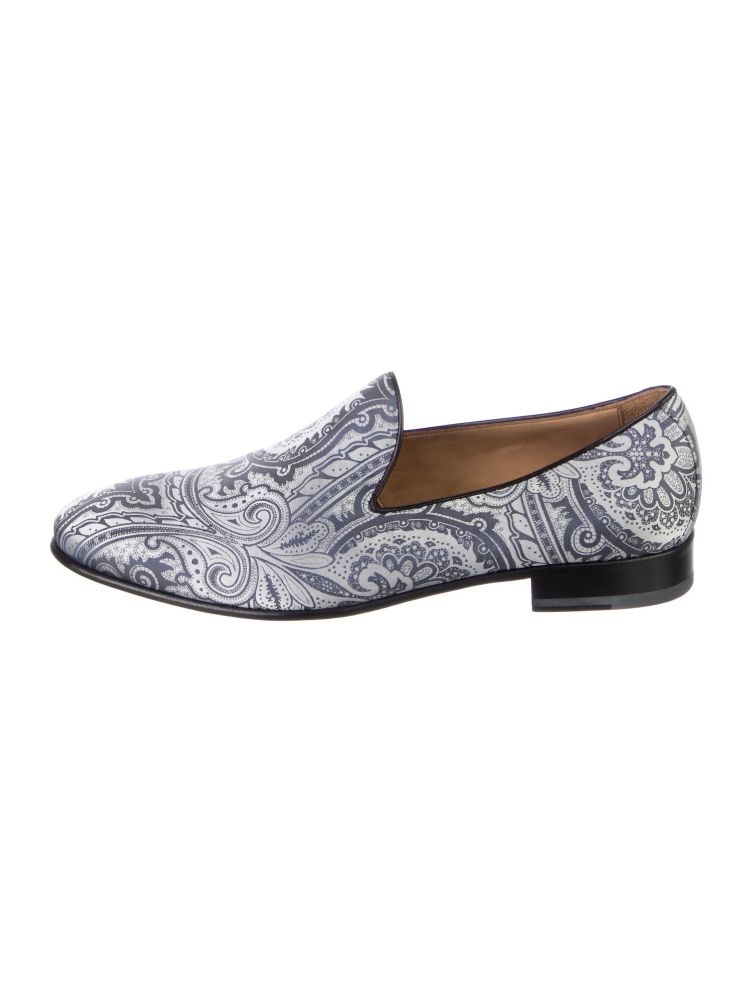 Etro Canvas Printed Loafers