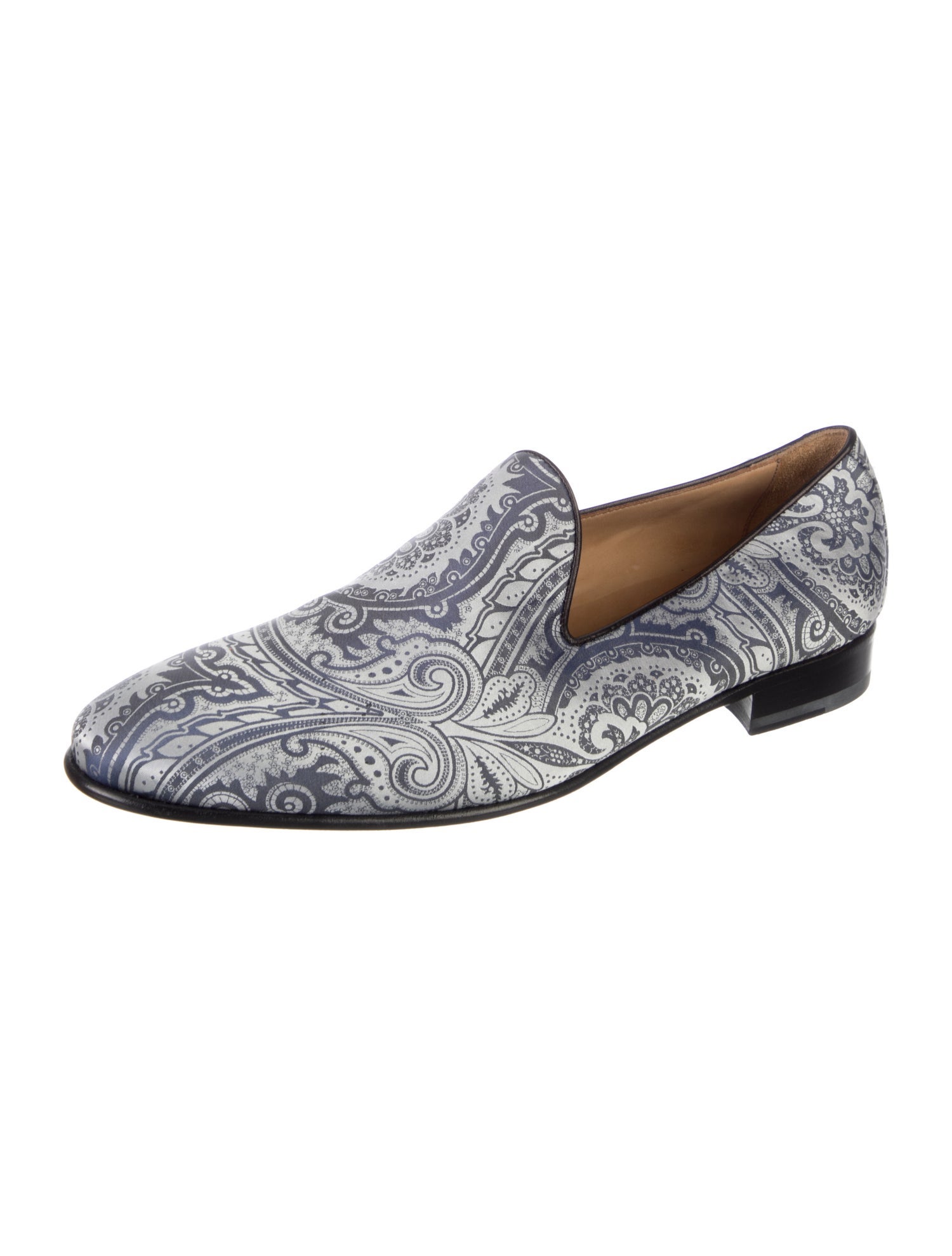 Etro Canvas Printed Loafers