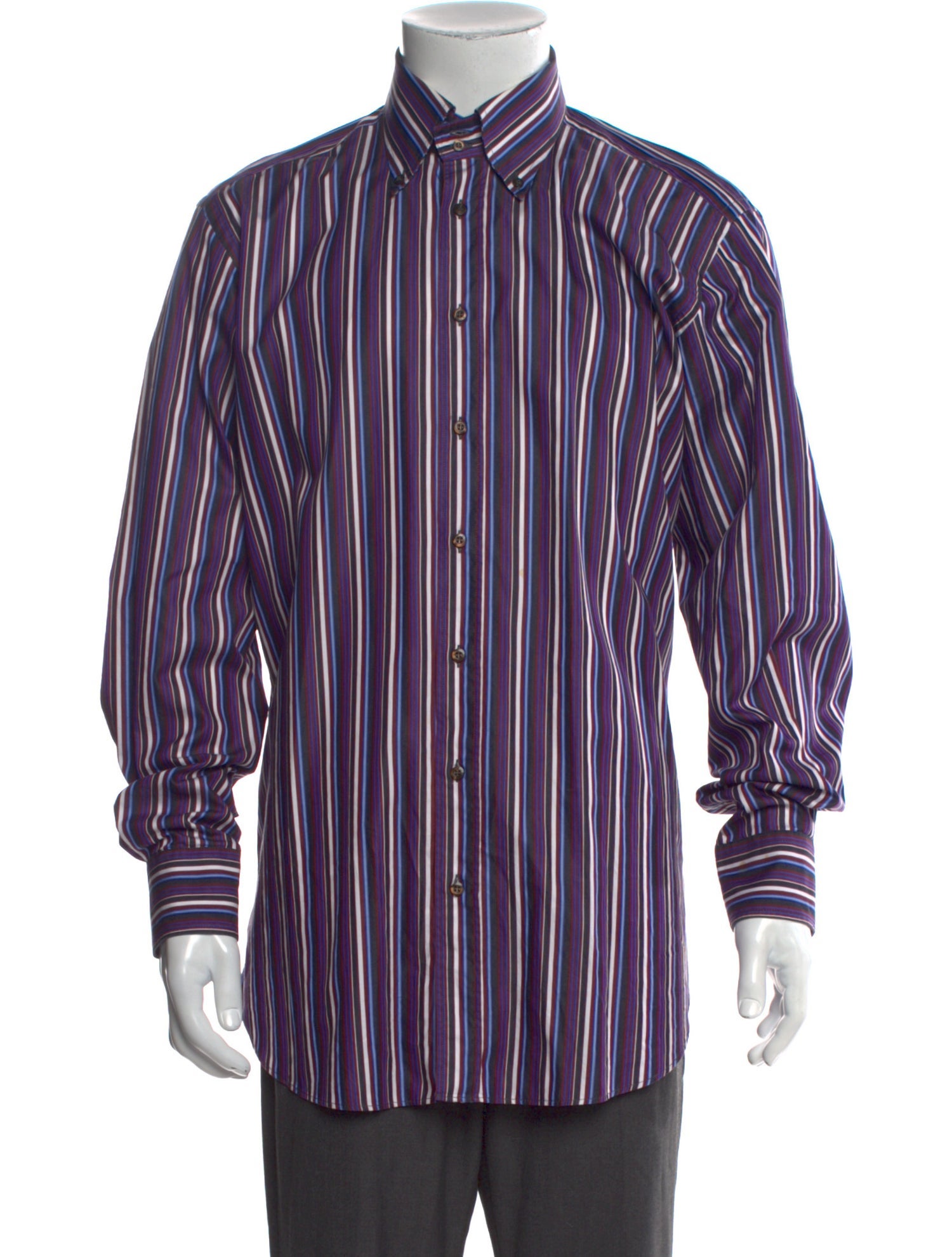 Etro Striped Long Sleeve Shirt