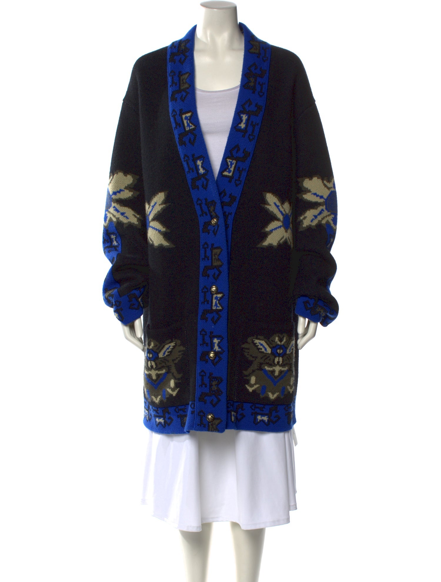 Etro Wool Printed Sweater