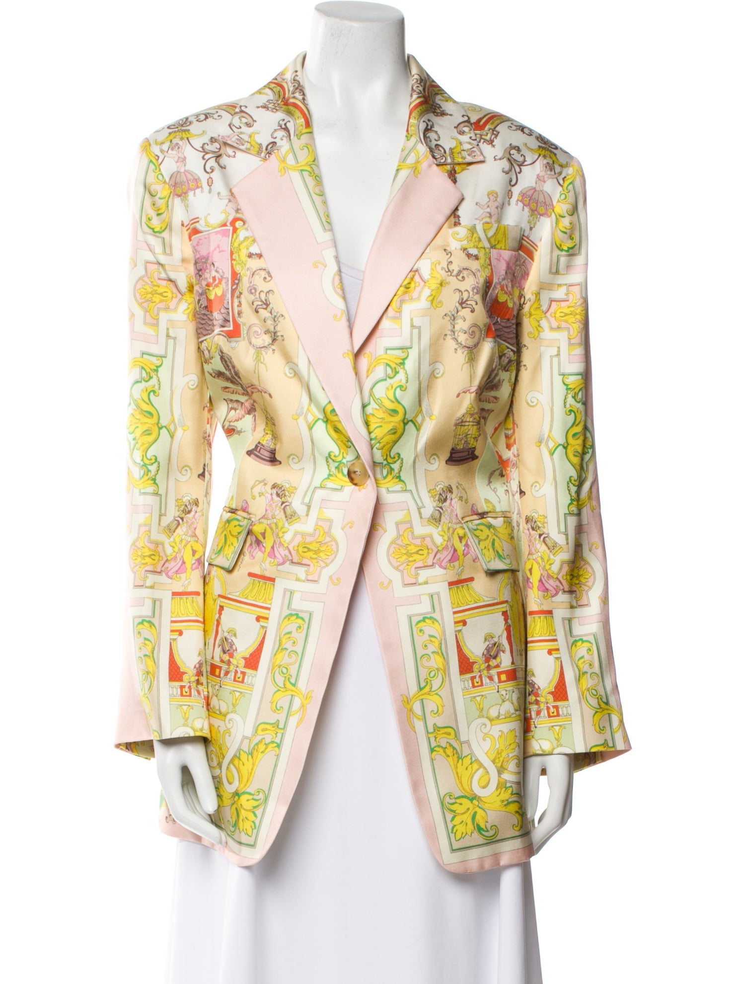 Etro Silk Printed Coat