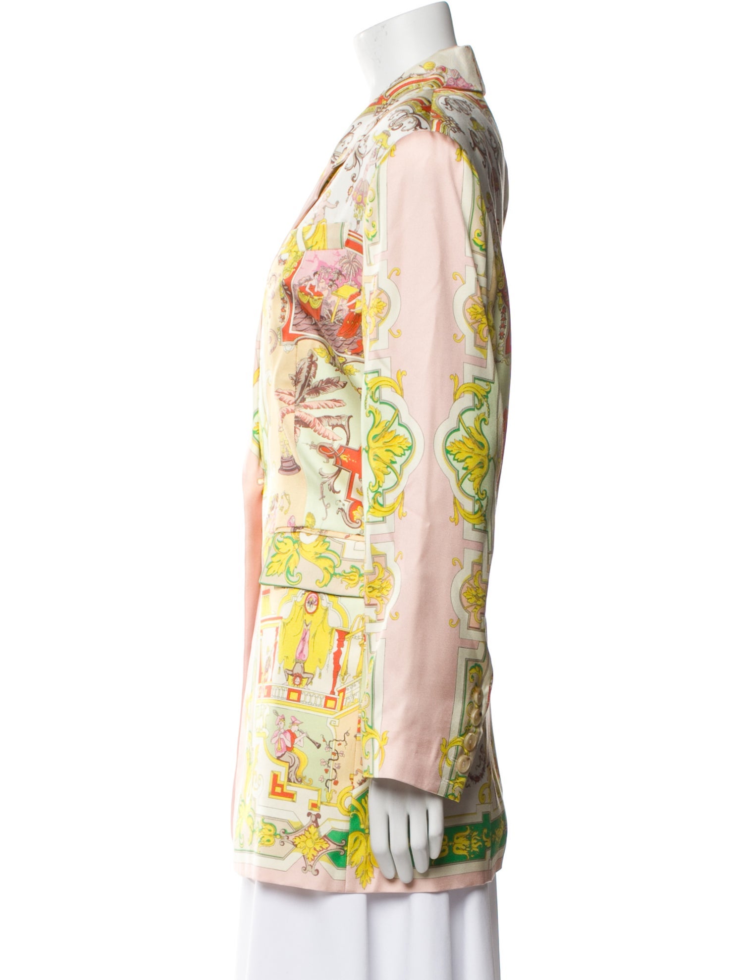 Etro Silk Printed Coat