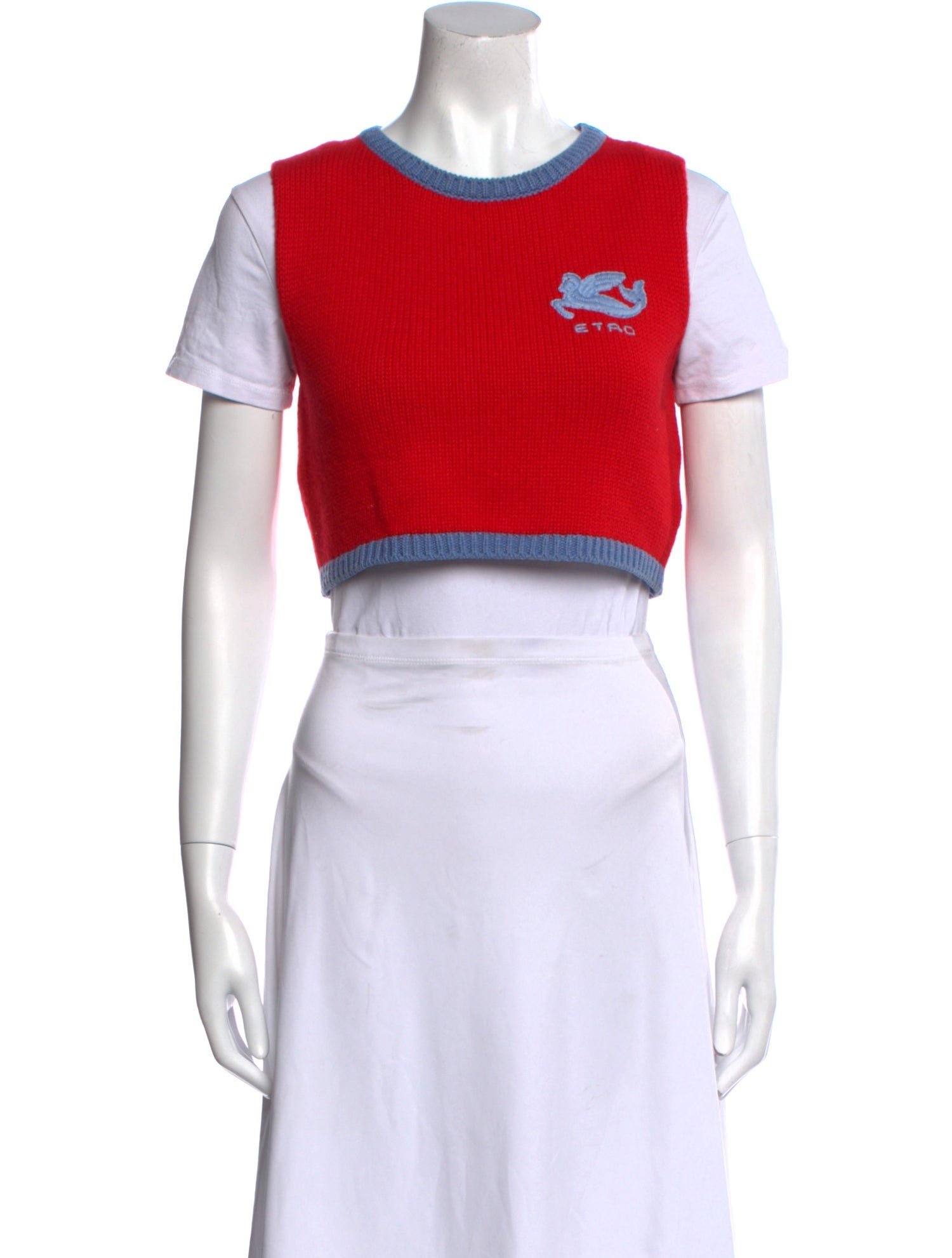 Etro Wool Graphic Print Sweater