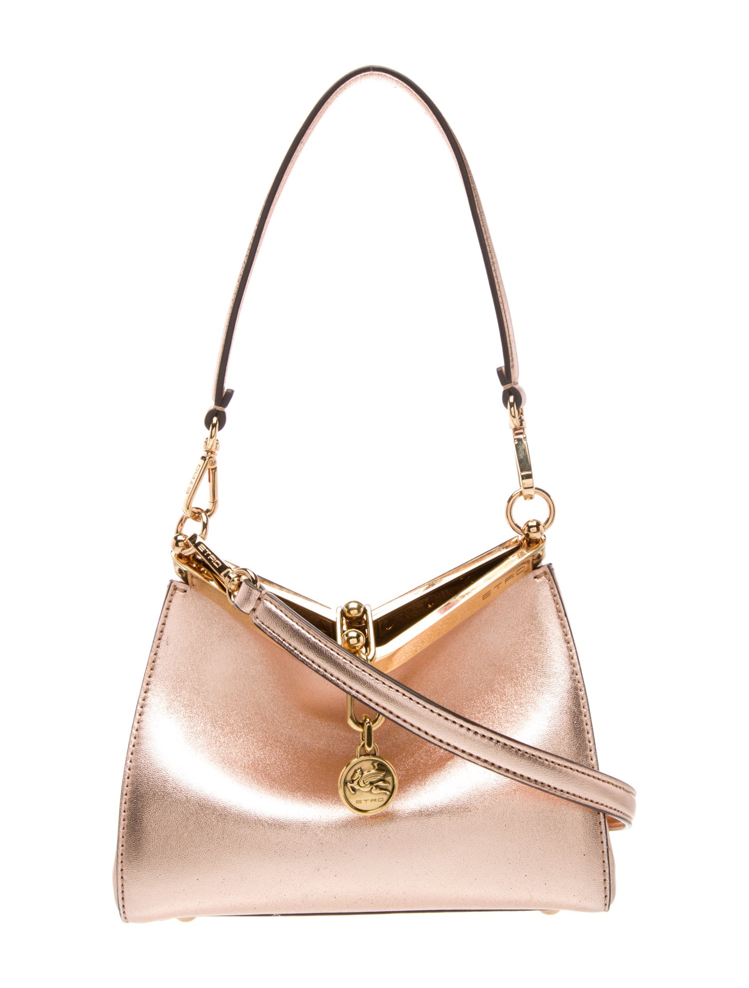 Etro Leather Top Handle Bag