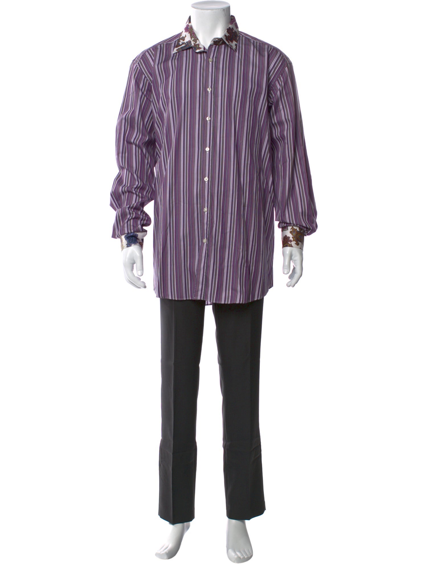Etro Striped Long Sleeve Shirt