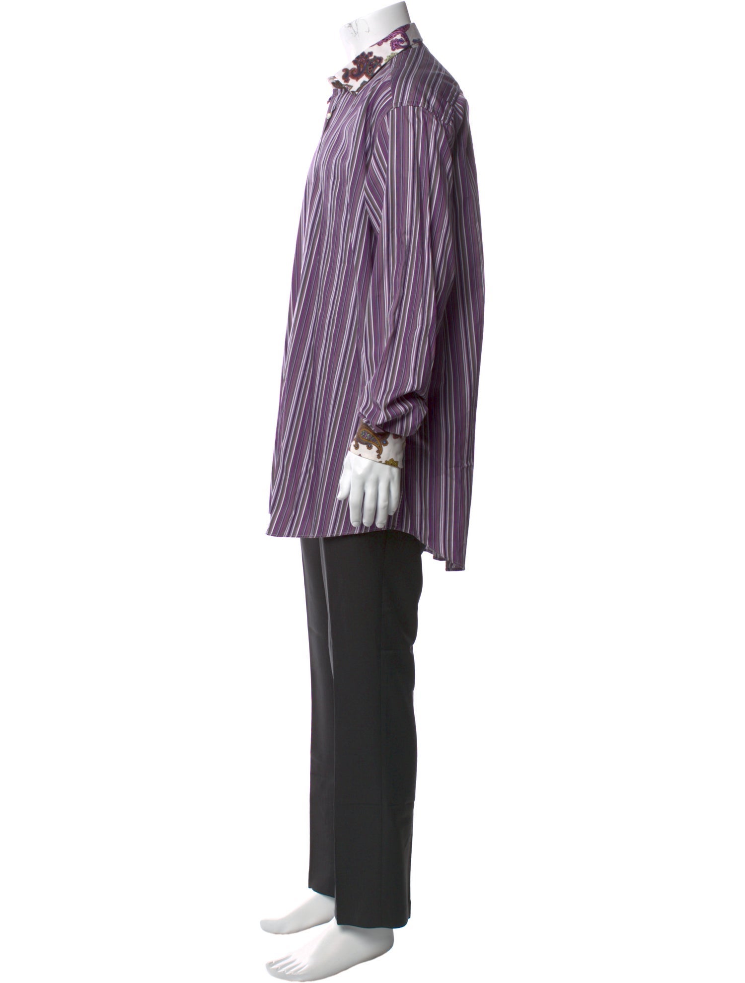 Etro Striped Long Sleeve Shirt