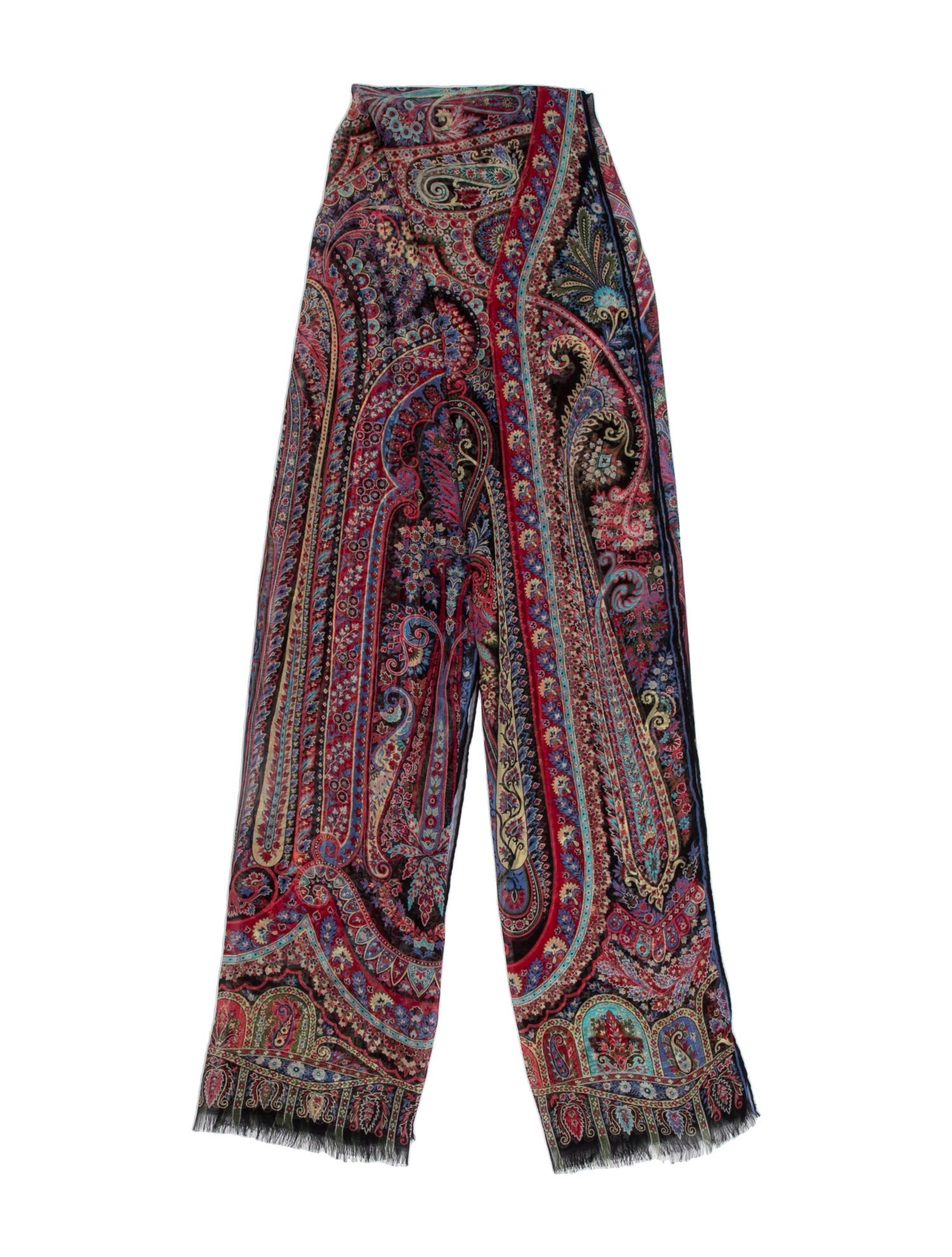 Etro Paisley Print Scarf