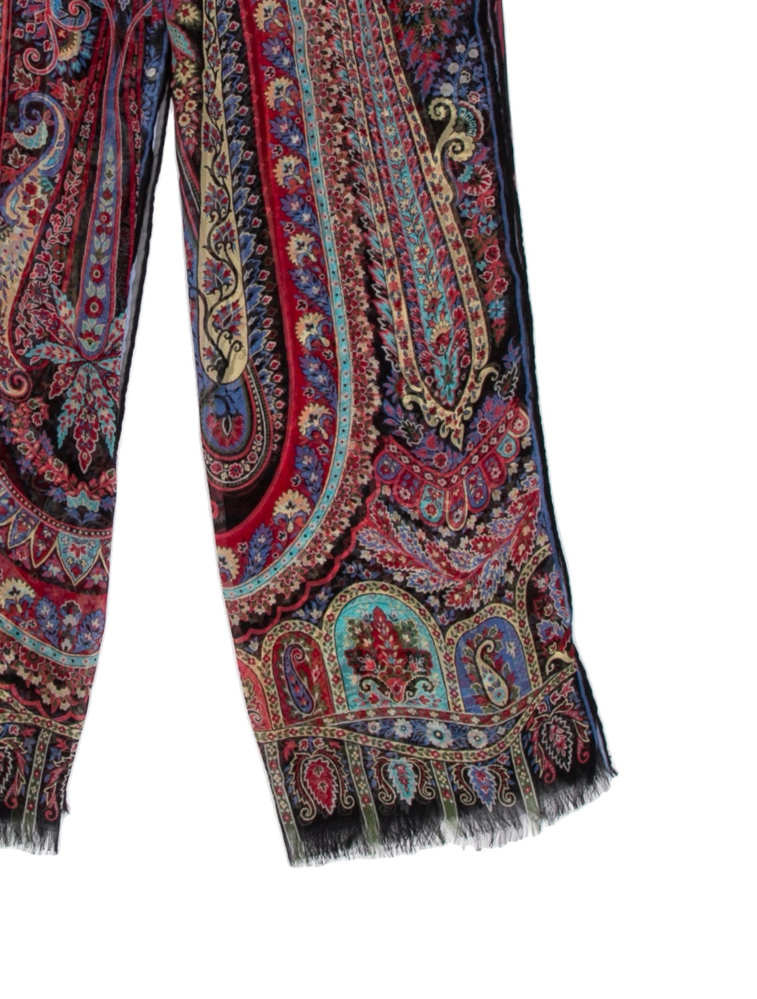 Etro Paisley Print Scarf