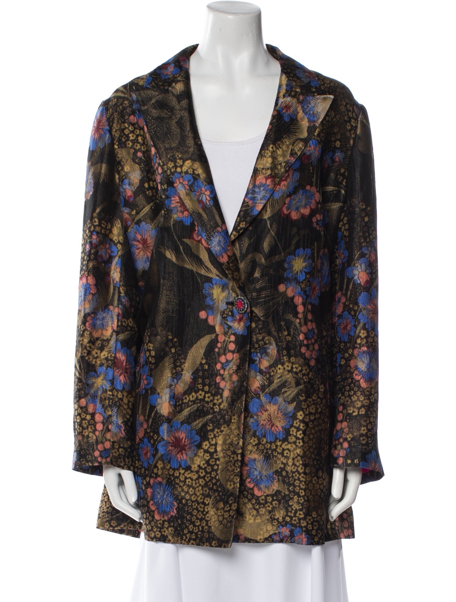 Etro Floral Print Blazer