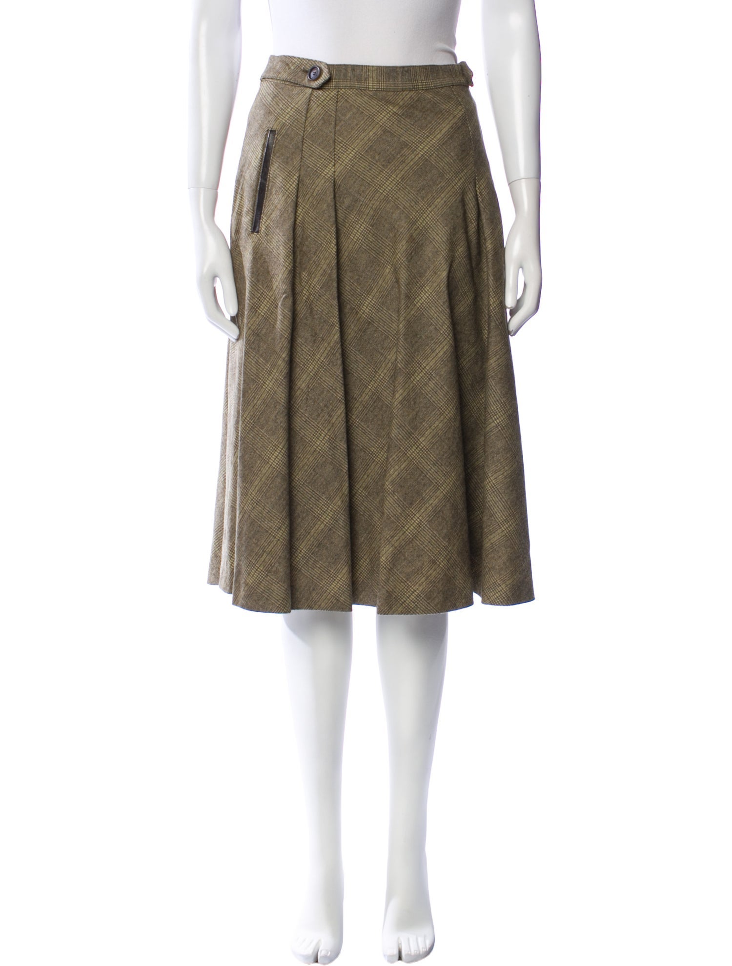 Etro Wool Knee-Length Skirt
