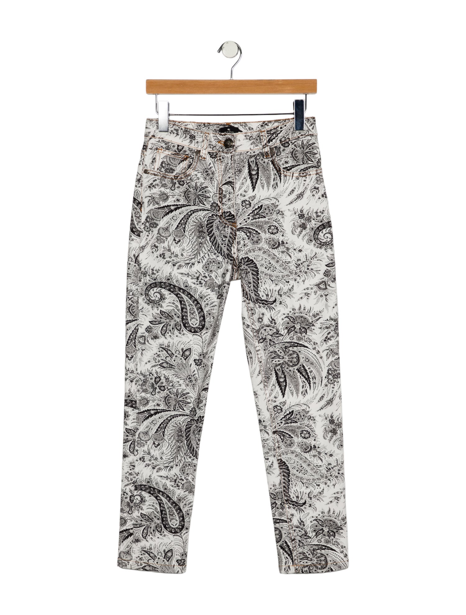 Etro Mid-Rise Straight Leg Jeans
