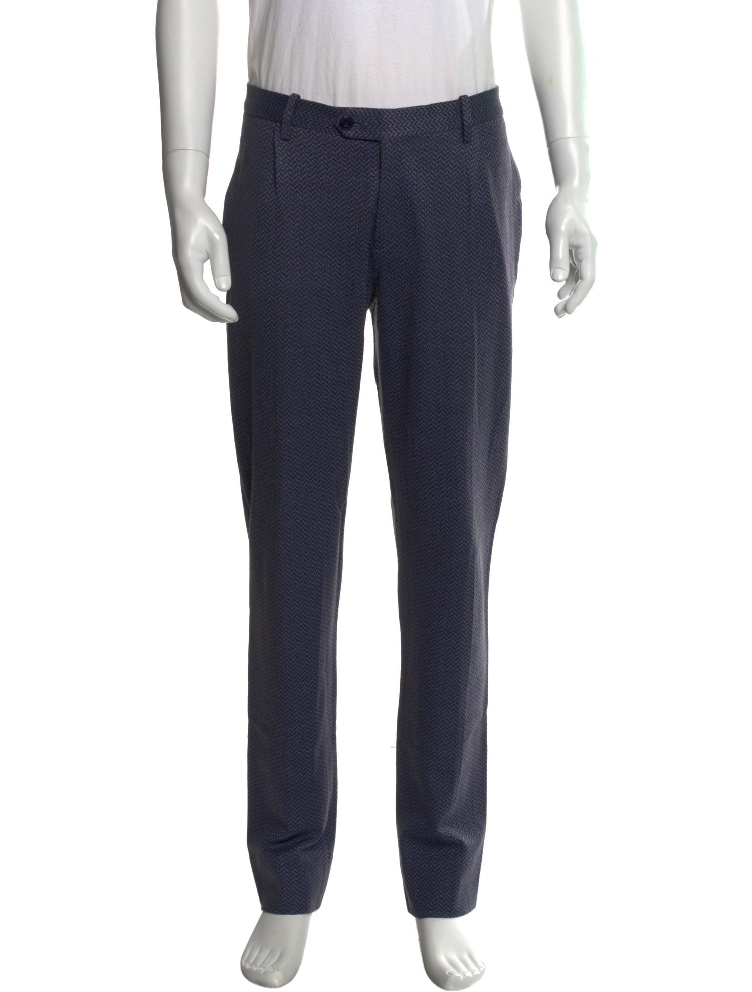 Etro Houndstooth Print Pants