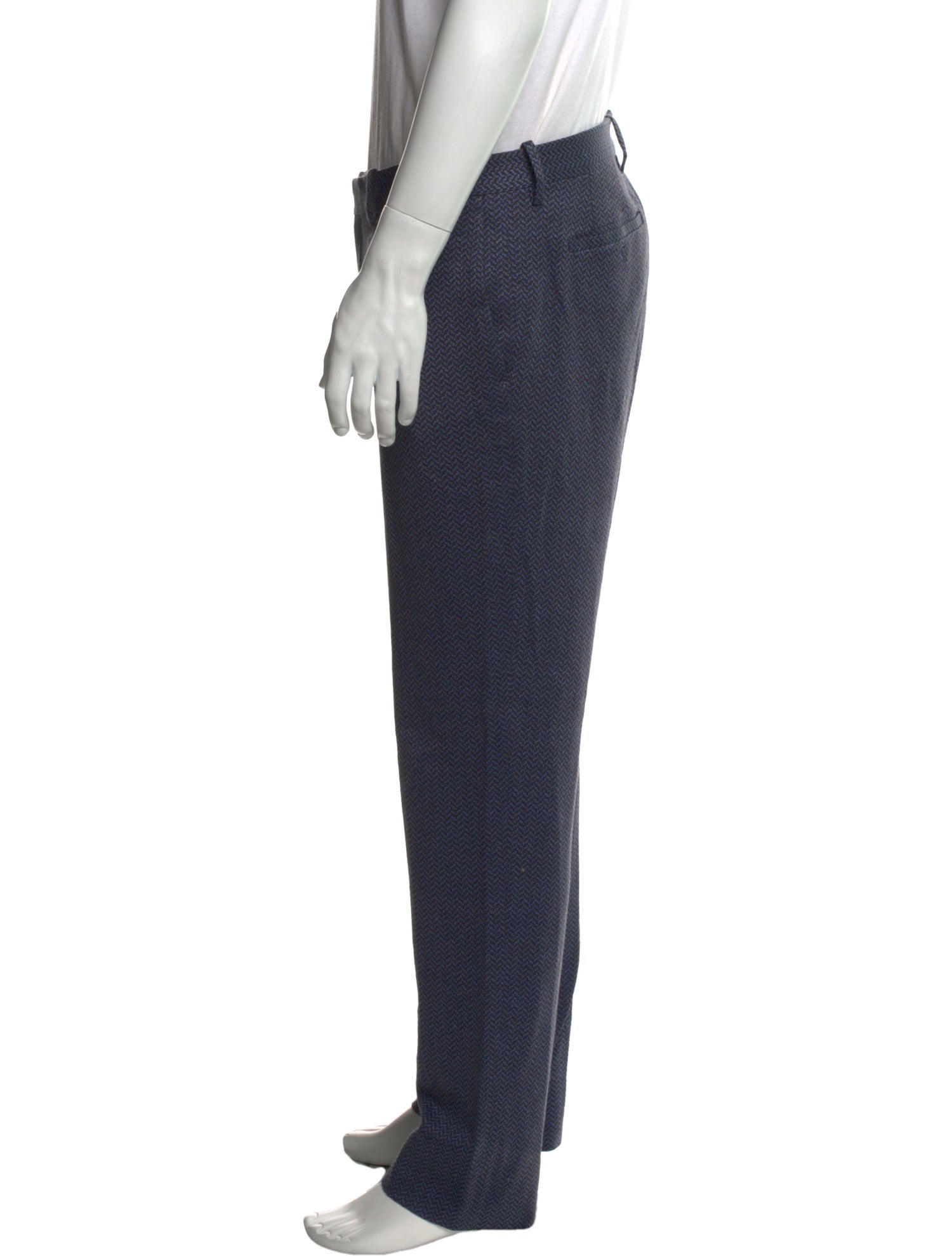 Etro Houndstooth Print Pants