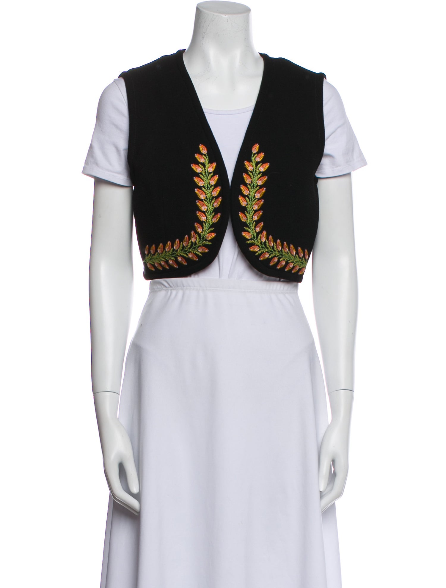 Etro Virgin Wool Printed Vest