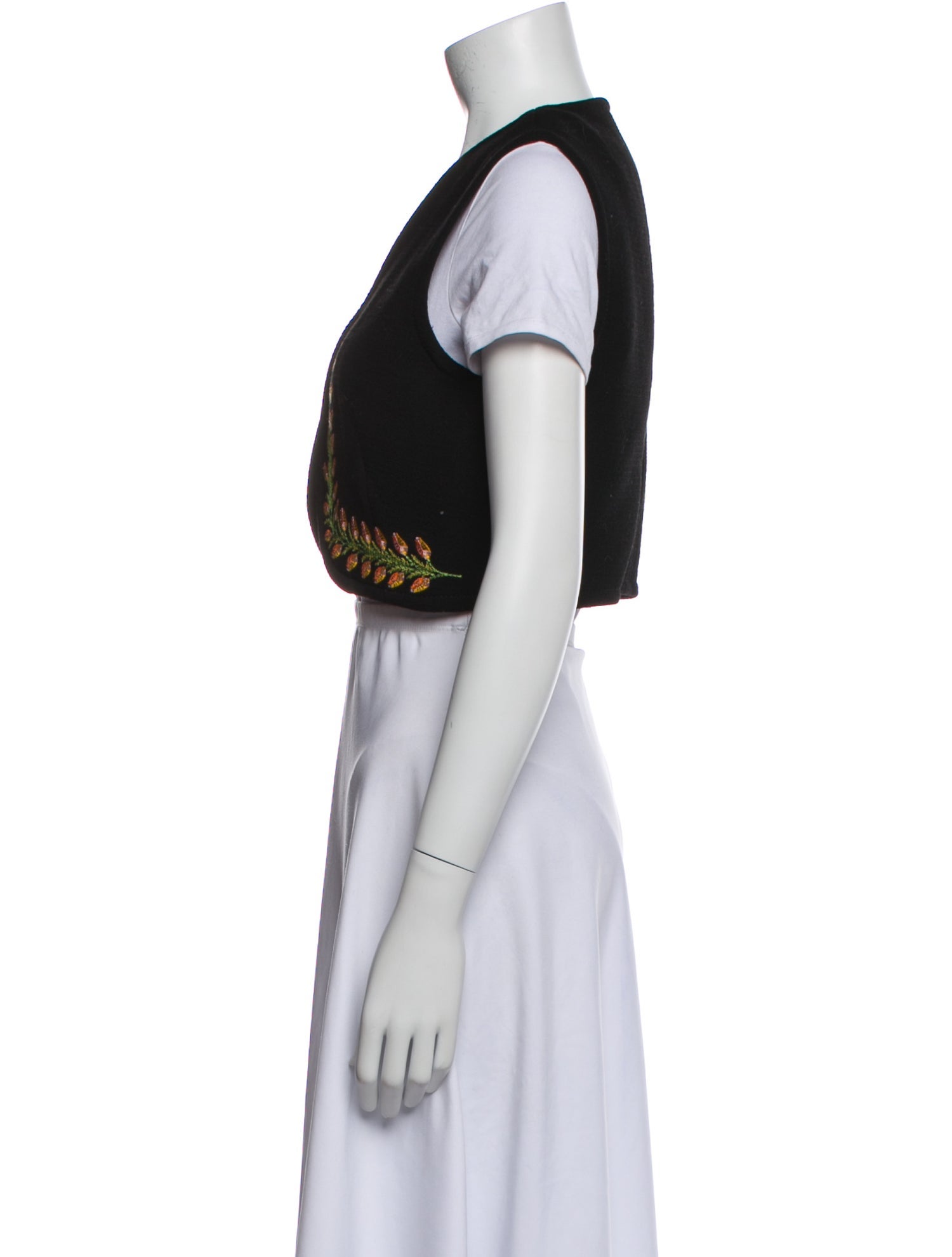 Etro Virgin Wool Printed Vest