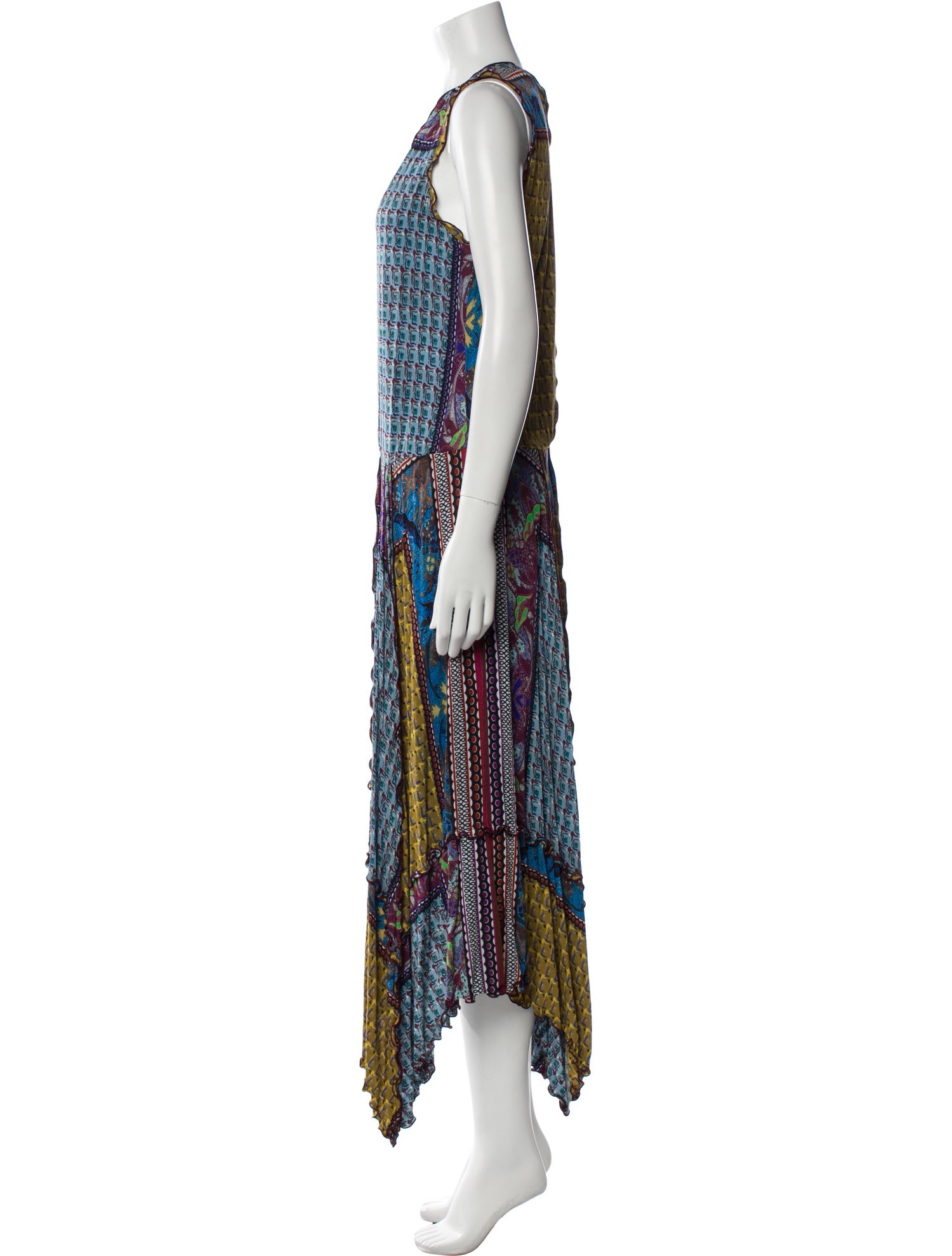 Etro Printed Long Dress