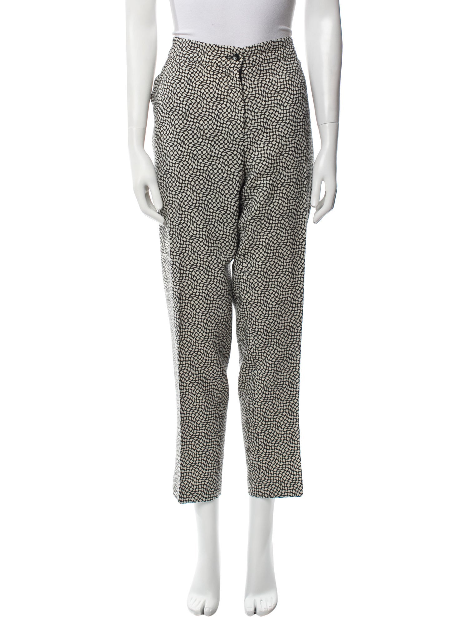Etro Virgin Wool Straight Leg Pants