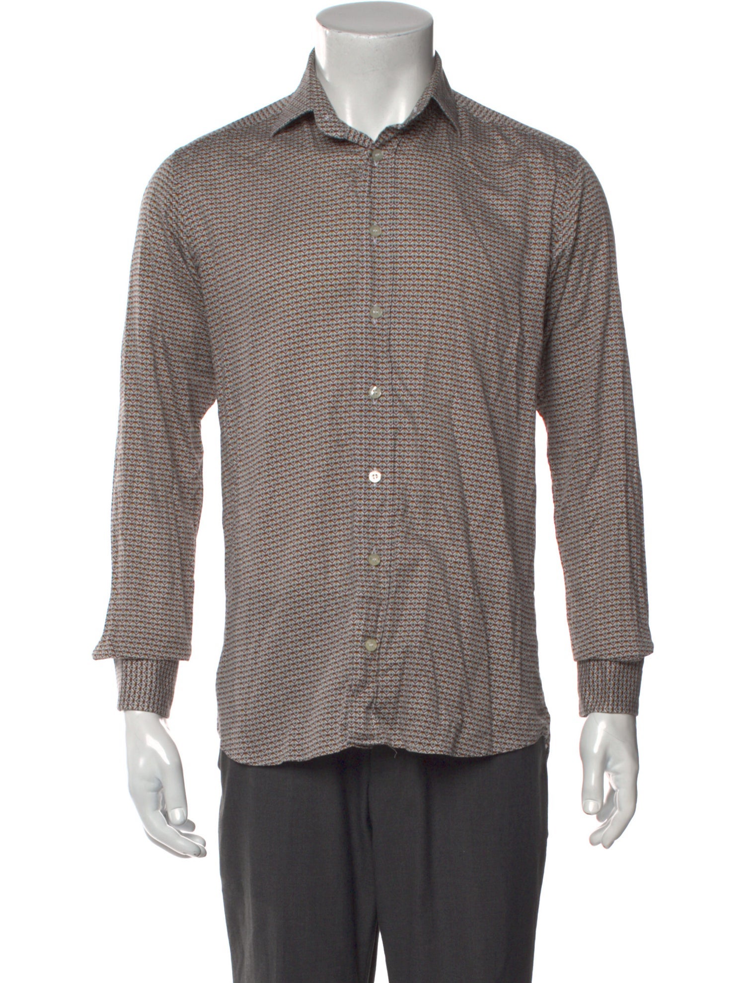 Etro Printed Long Sleeve Shirt