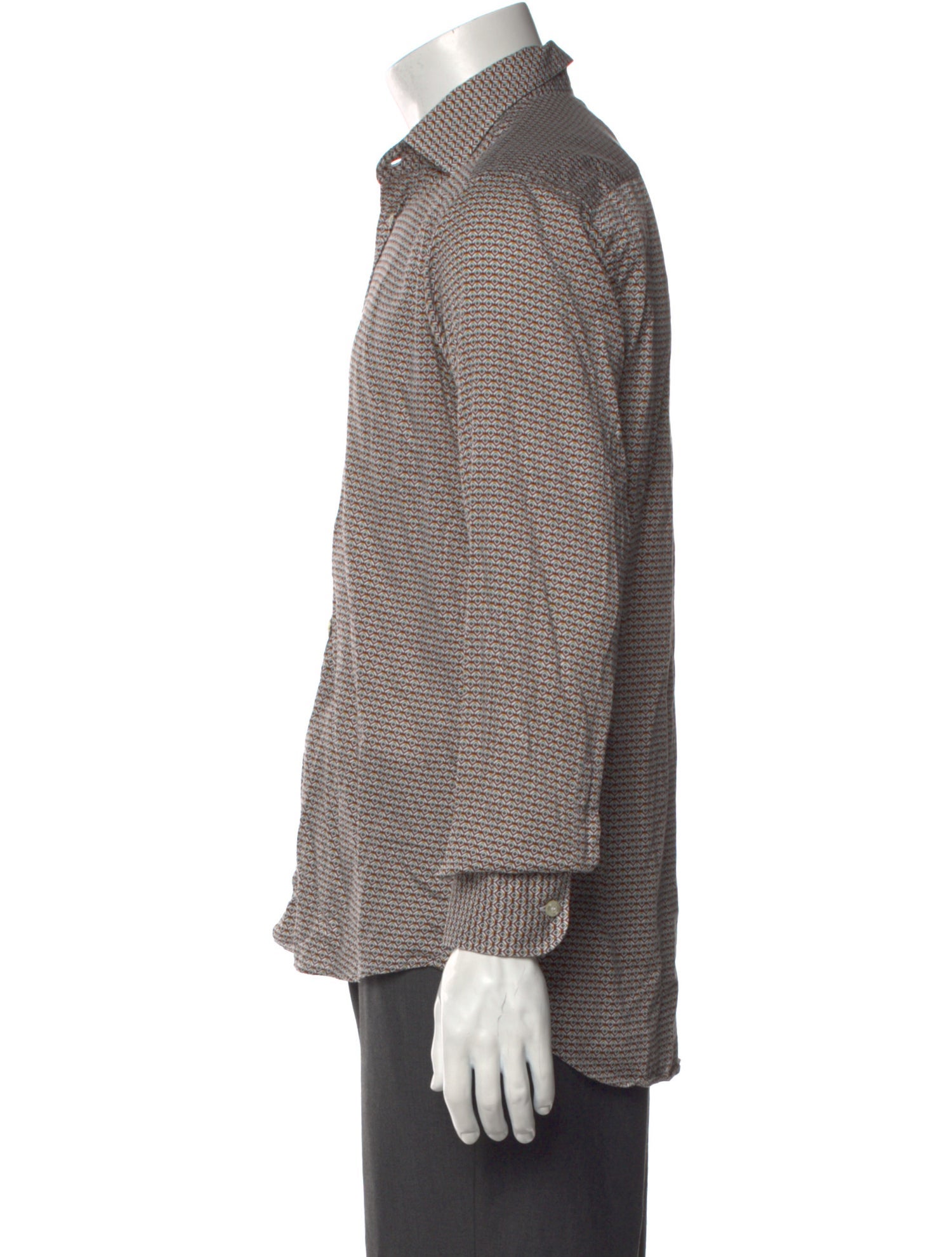 Etro Printed Long Sleeve Shirt