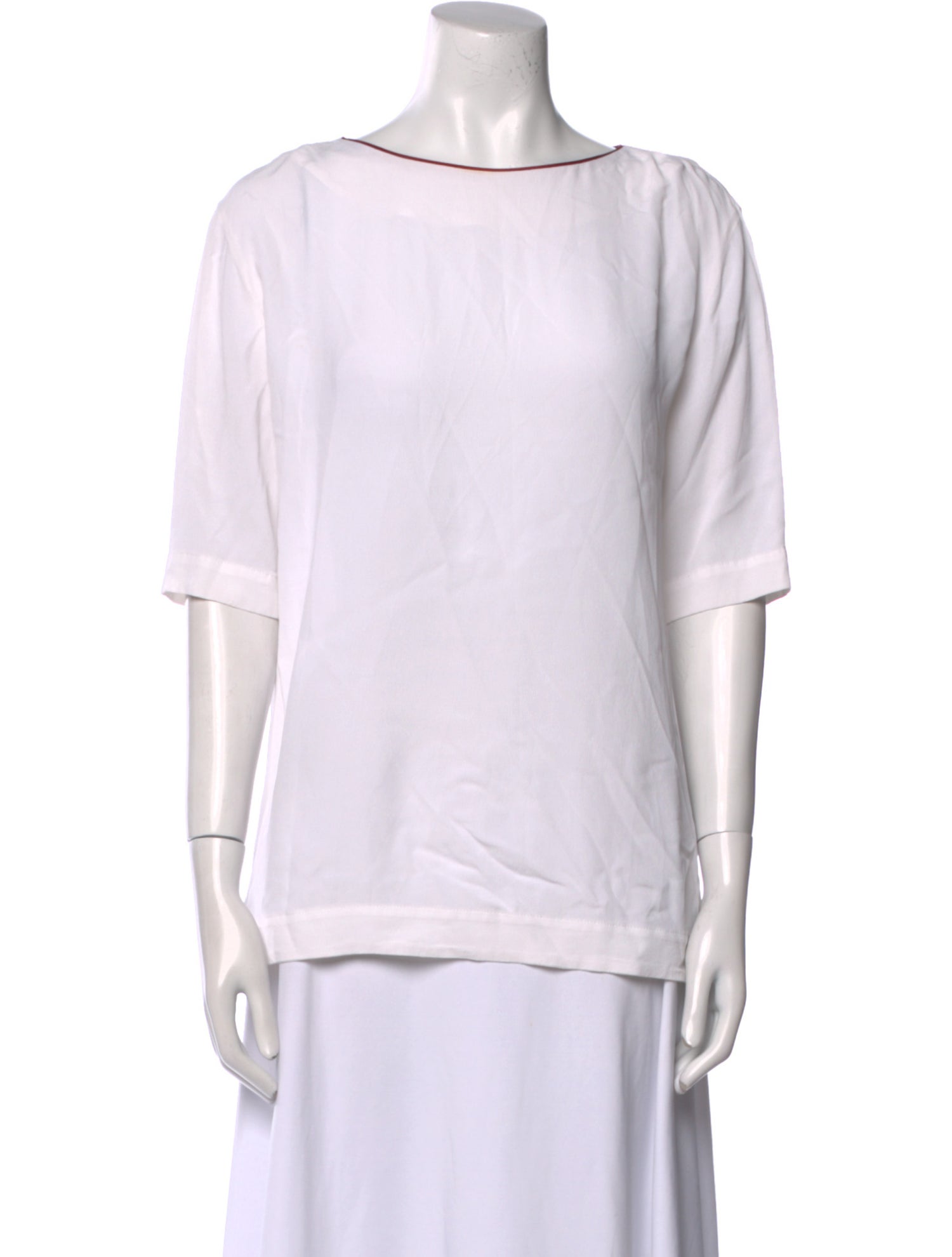 Etro Bateau Neckline Three-Quarter Sleeve T-Shirt