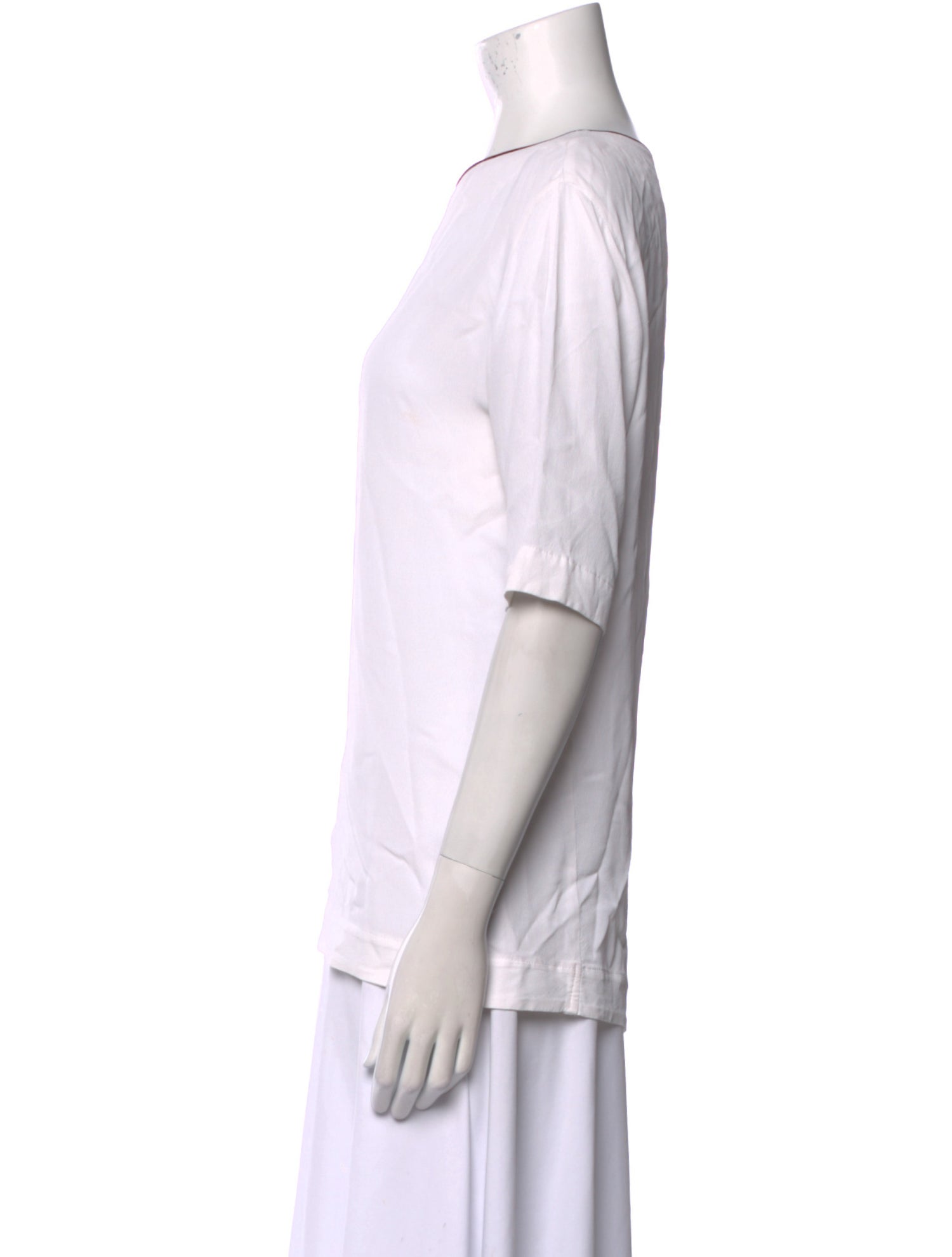 Etro Bateau Neckline Three-Quarter Sleeve T-Shirt