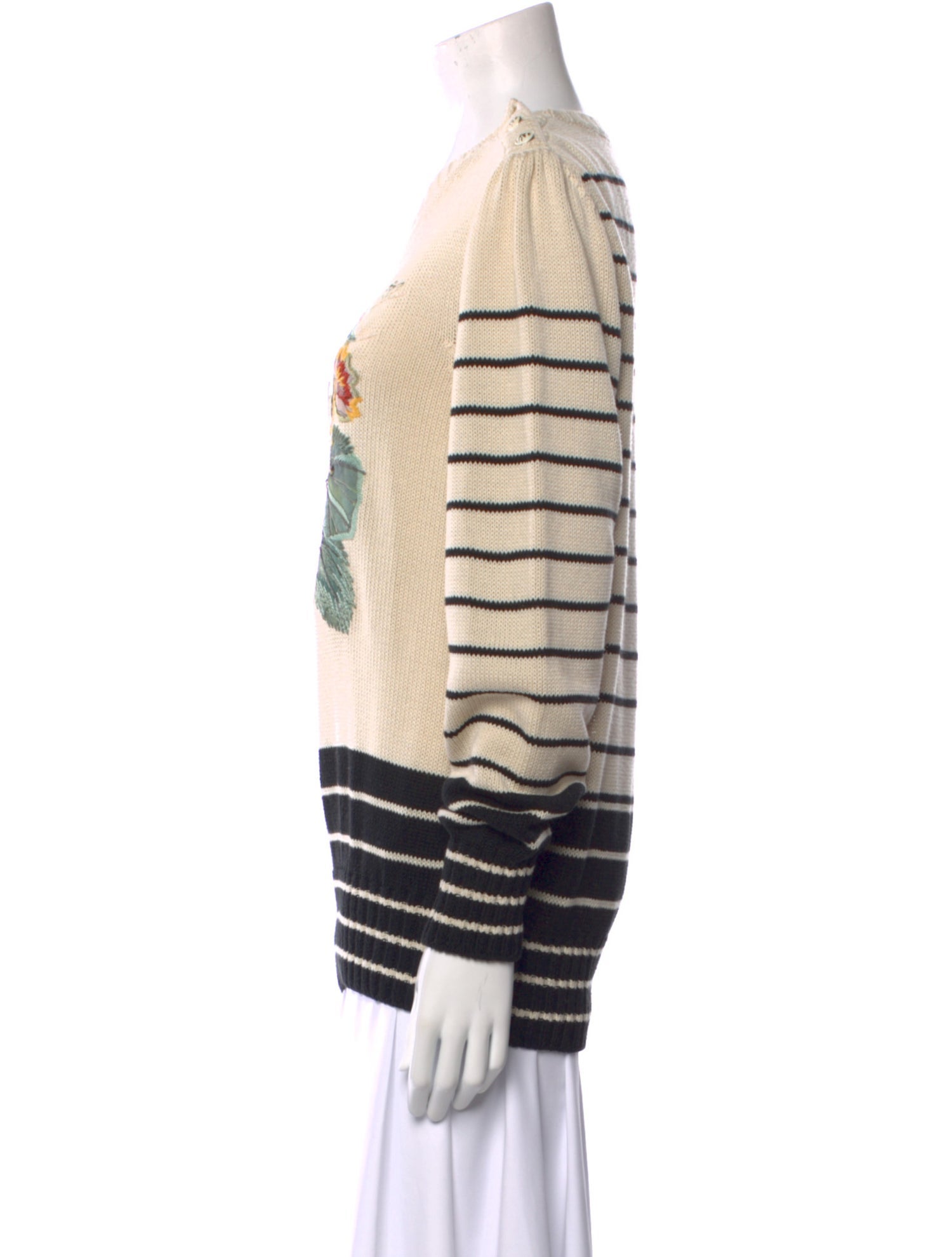 Etro Striped Crew Neck Sweater