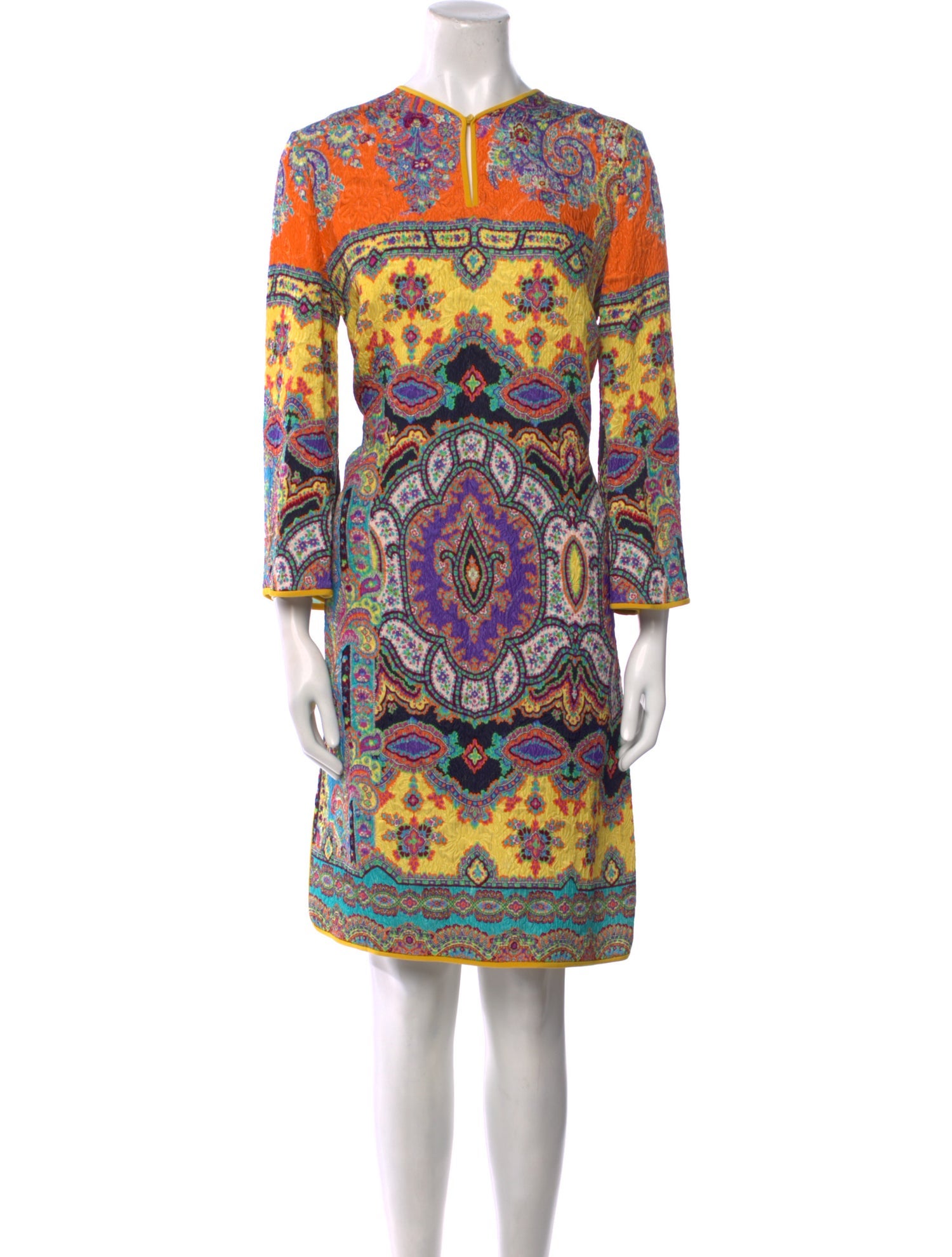 Etro Paisley Print Knee-Length Dress w/ Tags