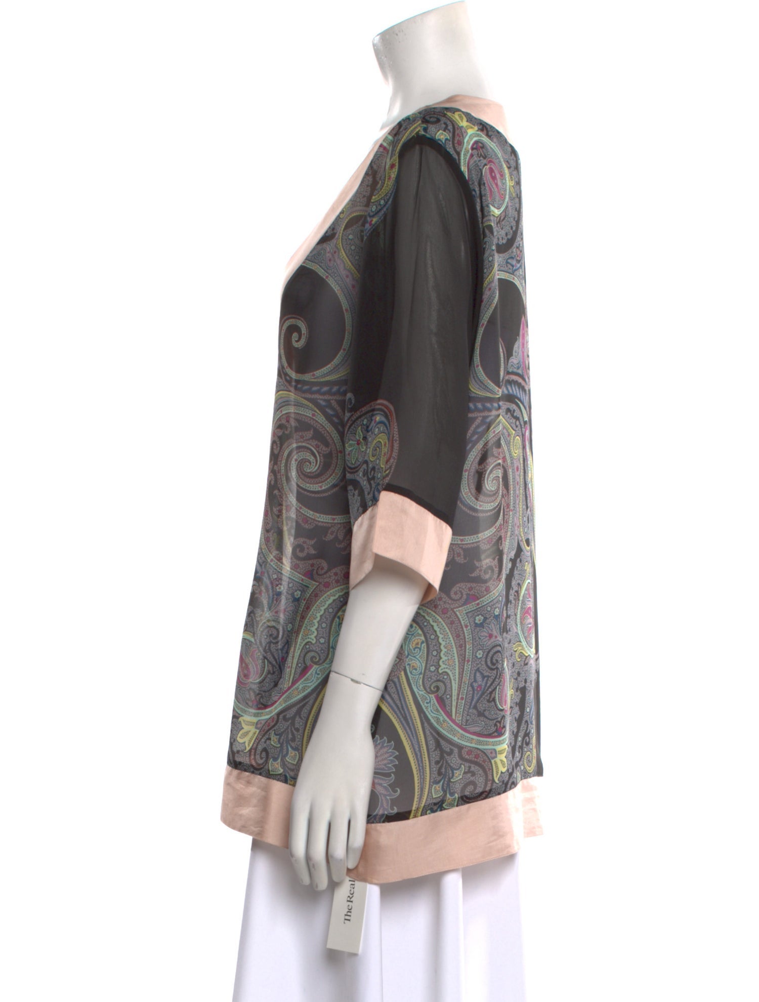 Etro Paisley Print V-Neck Tunic