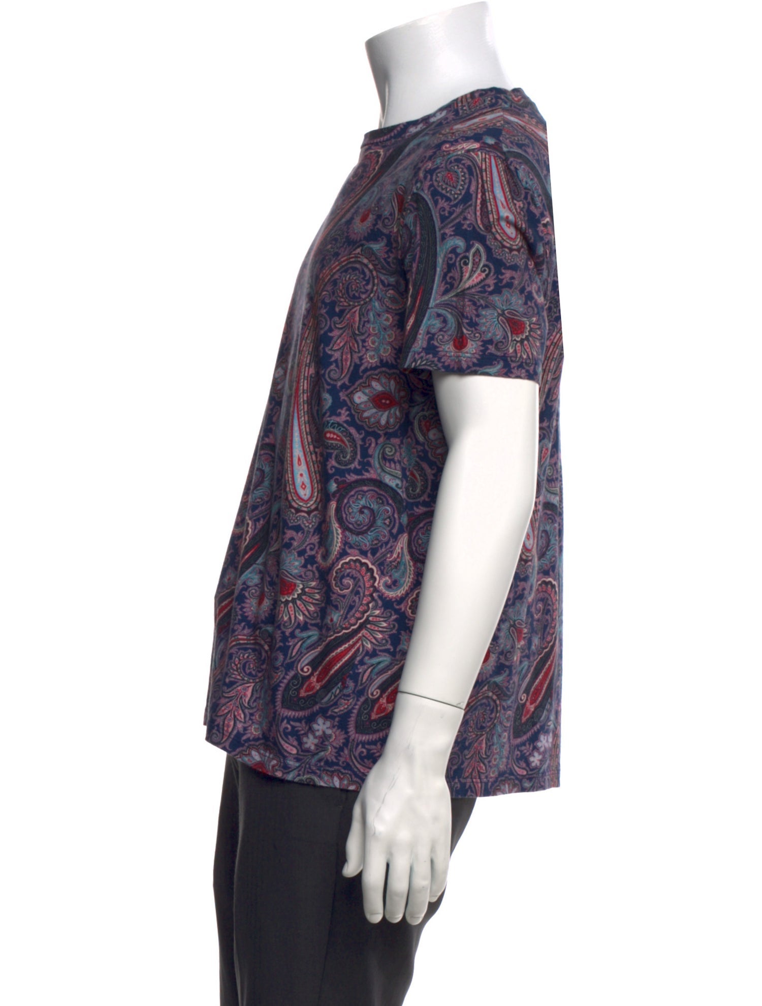 Etro Animal Print Crew Neck T-Shirt